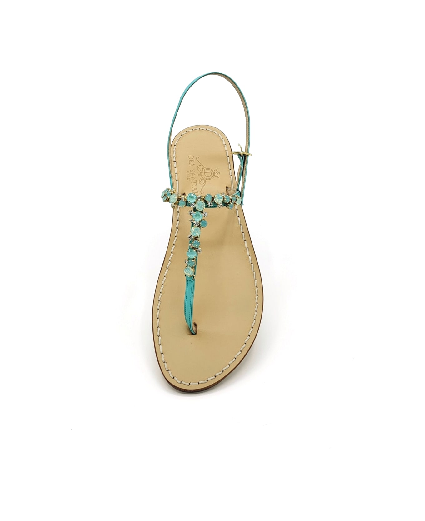 Dea Sandals Capri Paradise Sandals Aqua Green - aqua green, mint green, crystal