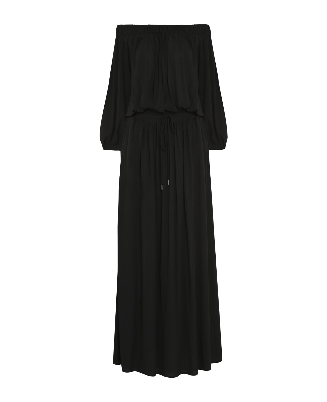Max Mara Ghiglia Stretch Viscose Dress - black