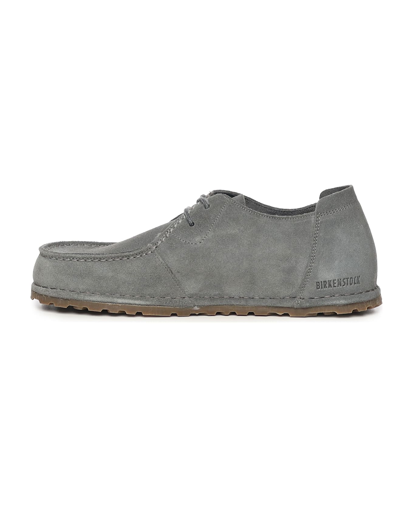 Birkenstock Utti Suede Moccasins - BASALT GREY