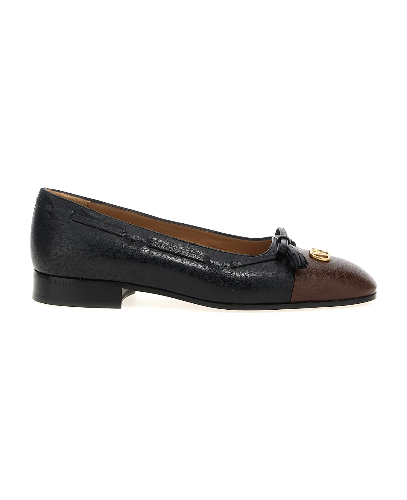 Valentino Garavani 'valet Du Roi' Ballet Flats - BLACK