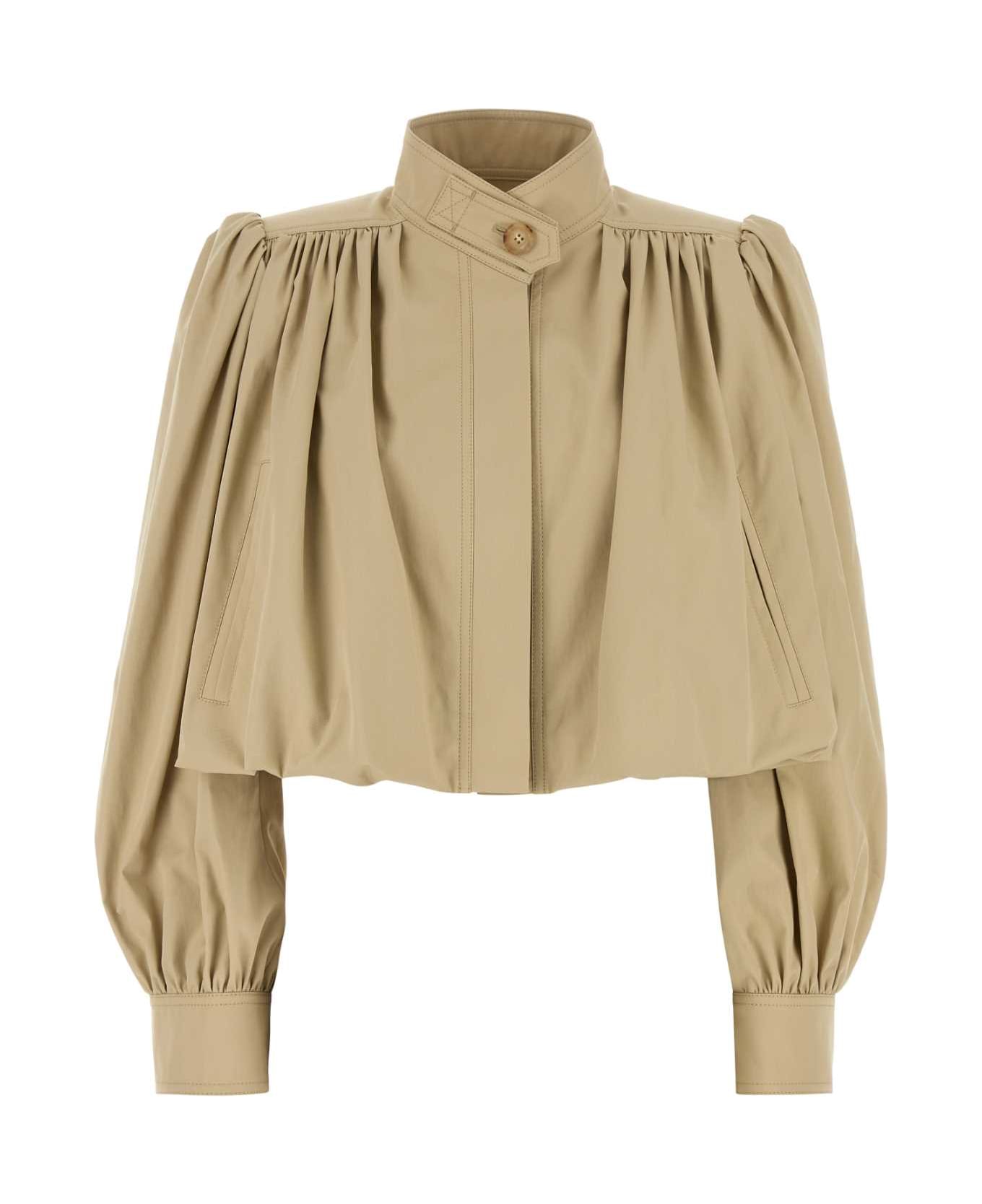 Chloé Beige Cotton Jacket - BEIGE