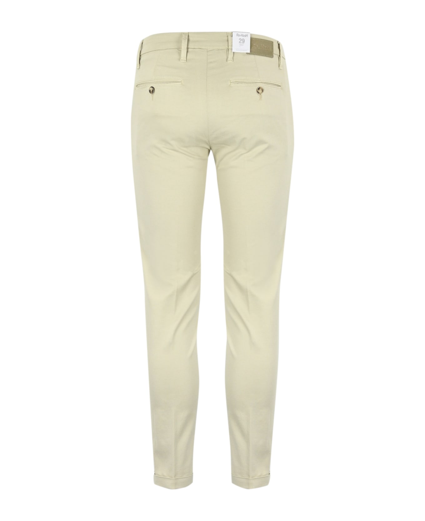 Re-HasH Chino Trousers - Beige ボトムス