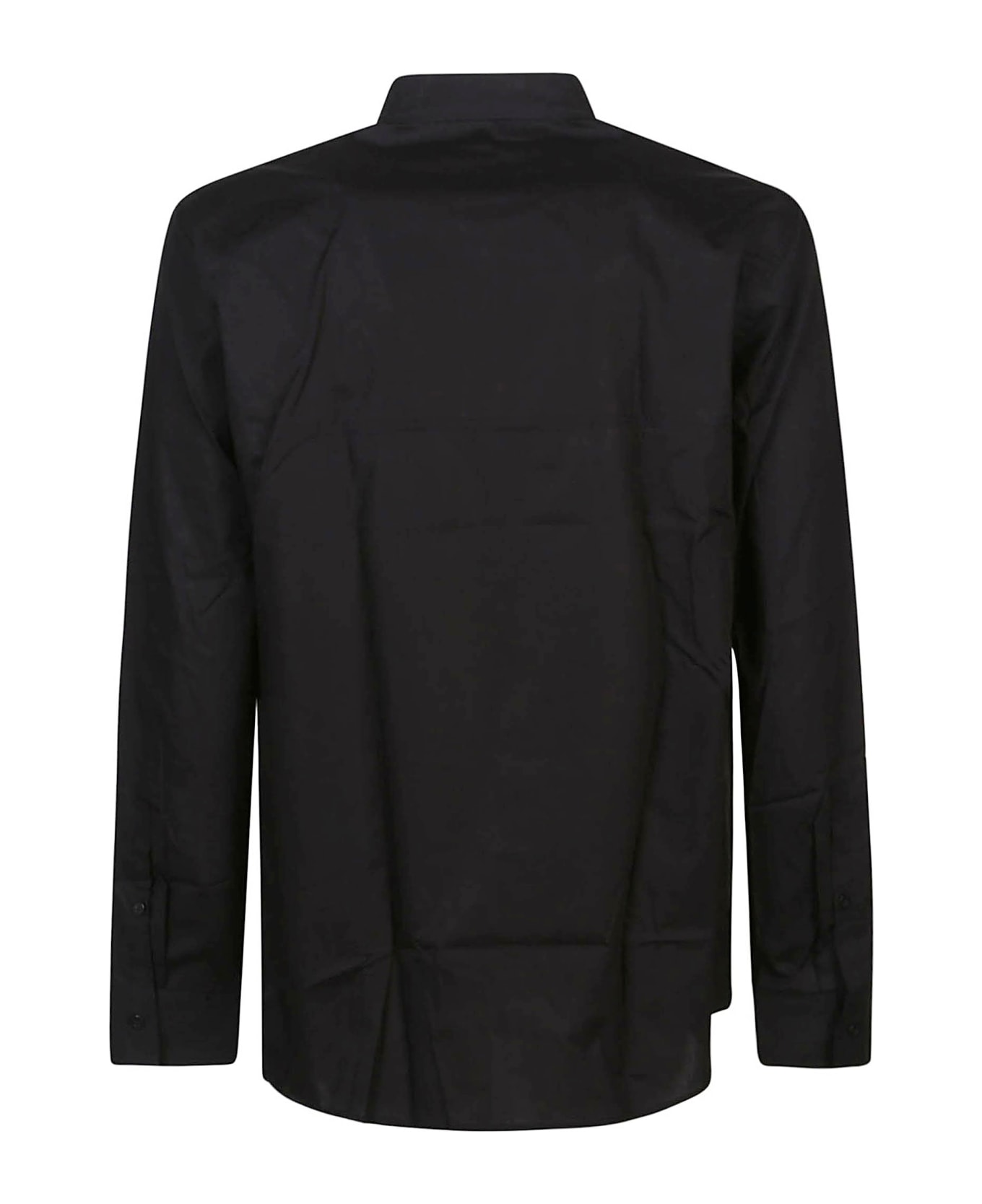 Versace Jeans Couture Patch Logo Basic Shirt - Black