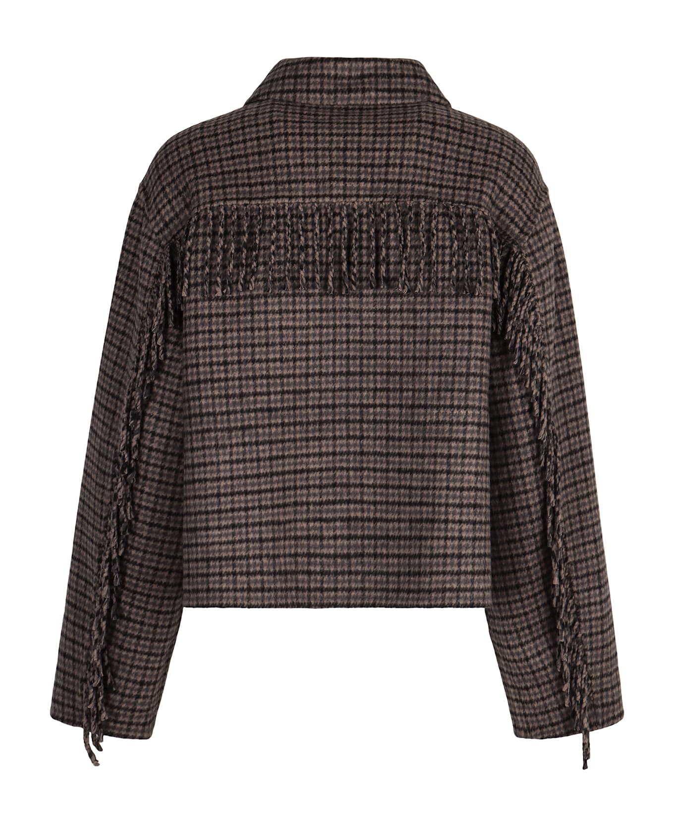 Parosh Fringe Jacket - Multicolor