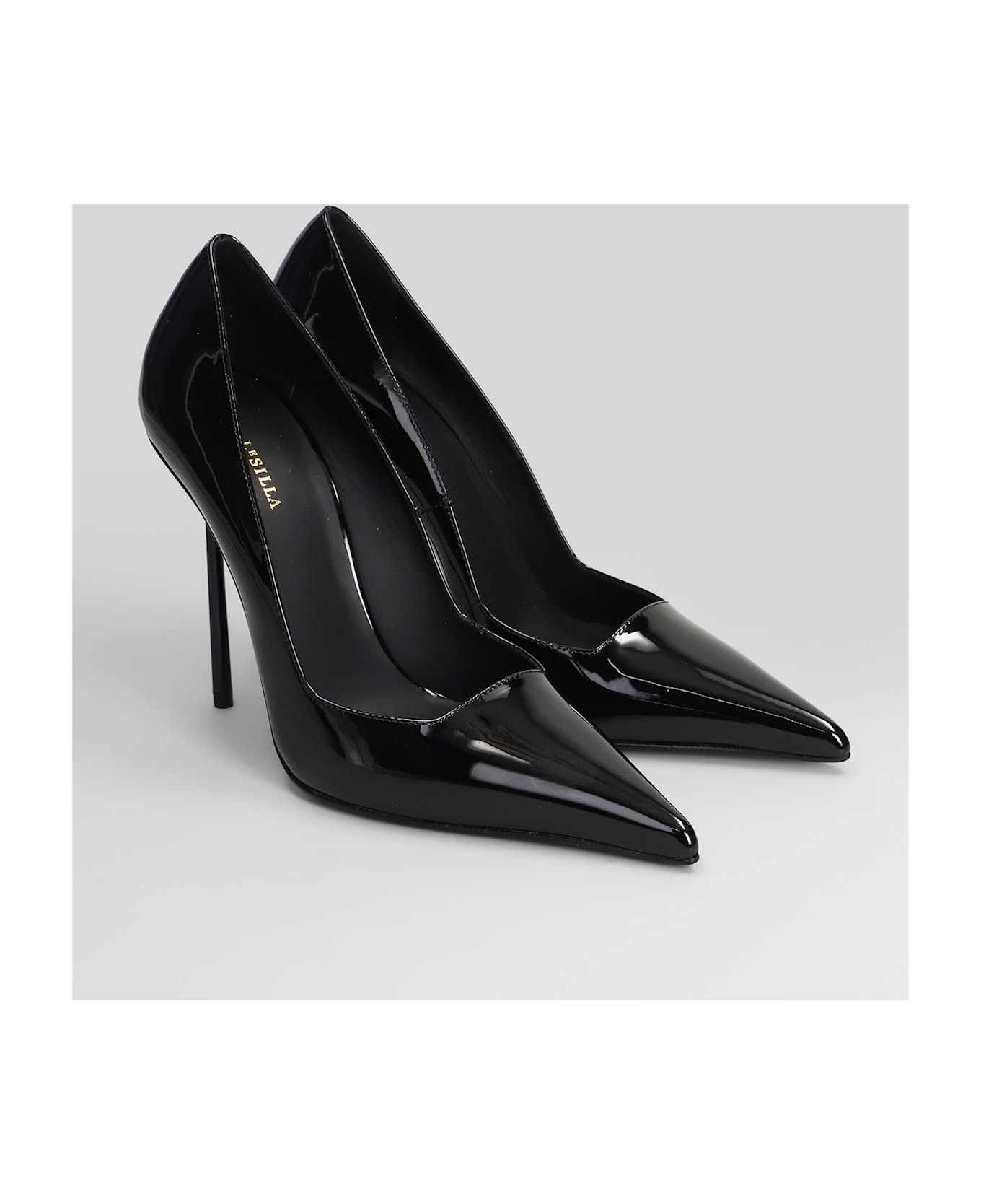 Le Silla Amelia Pumps In Black Patent Leather - black