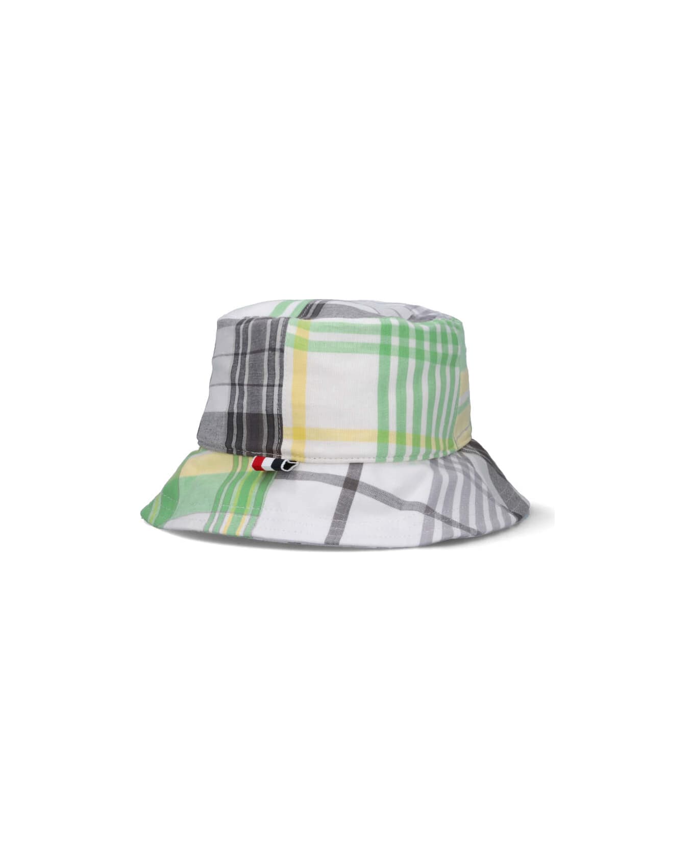 Thom Browne 'quartered Funmix' Bucket Hat - Gray 帽子