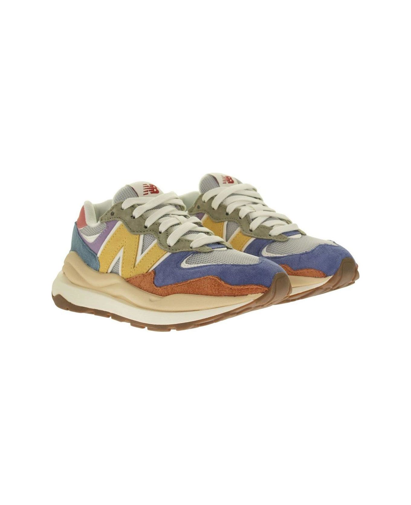 New Balance Colorblock Laceup Sneakers italist