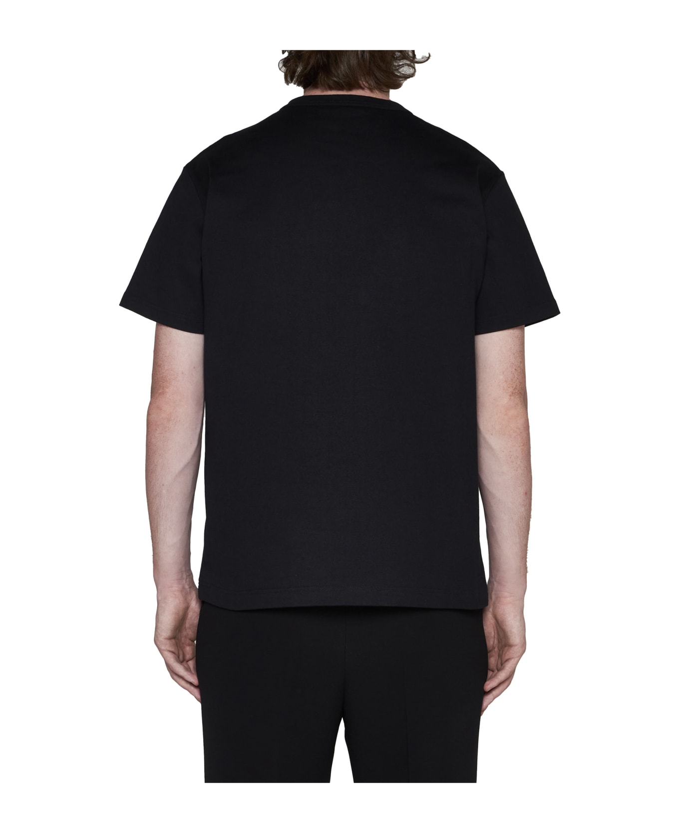 Alexander McQueen Varsity T-shirt - Black White シャツ