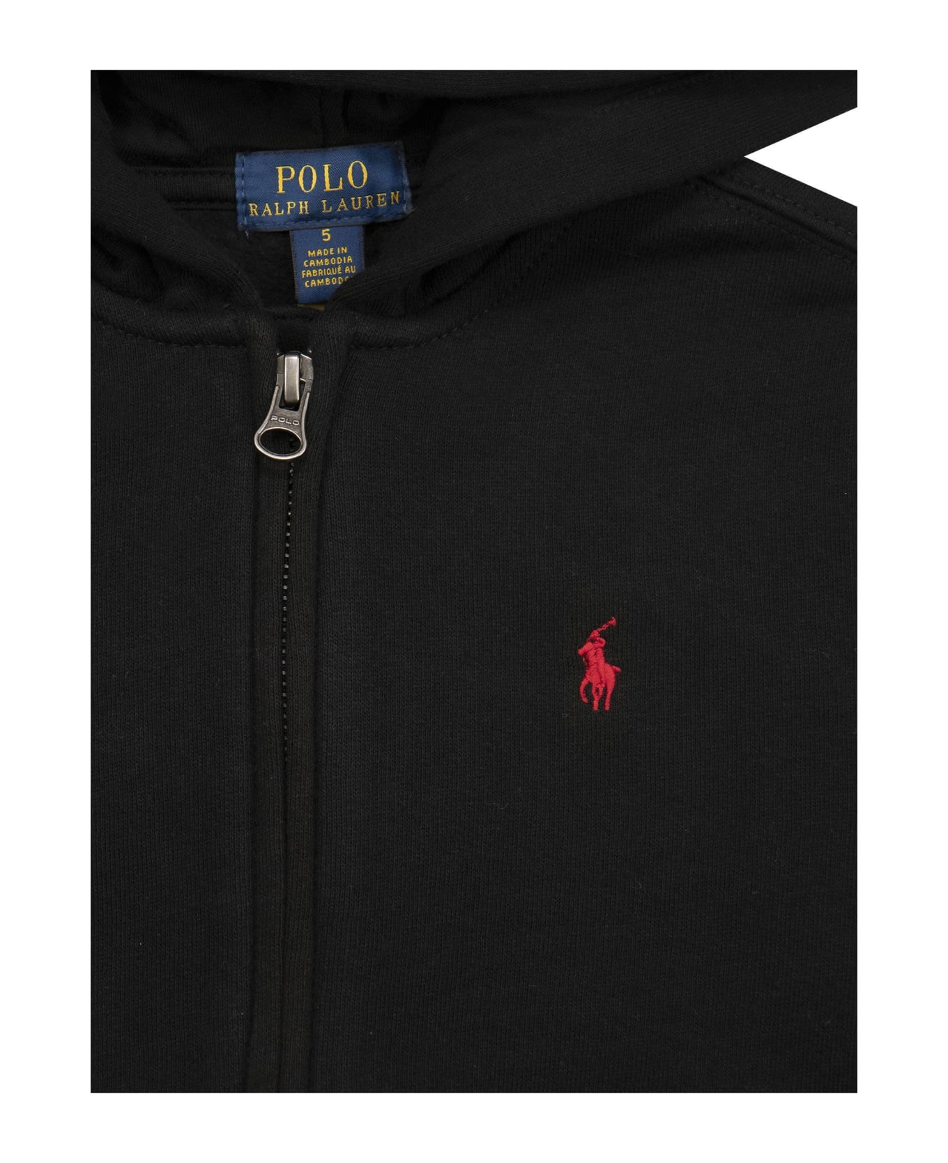 Polo Ralph Lauren Hoodie With Zip - Black