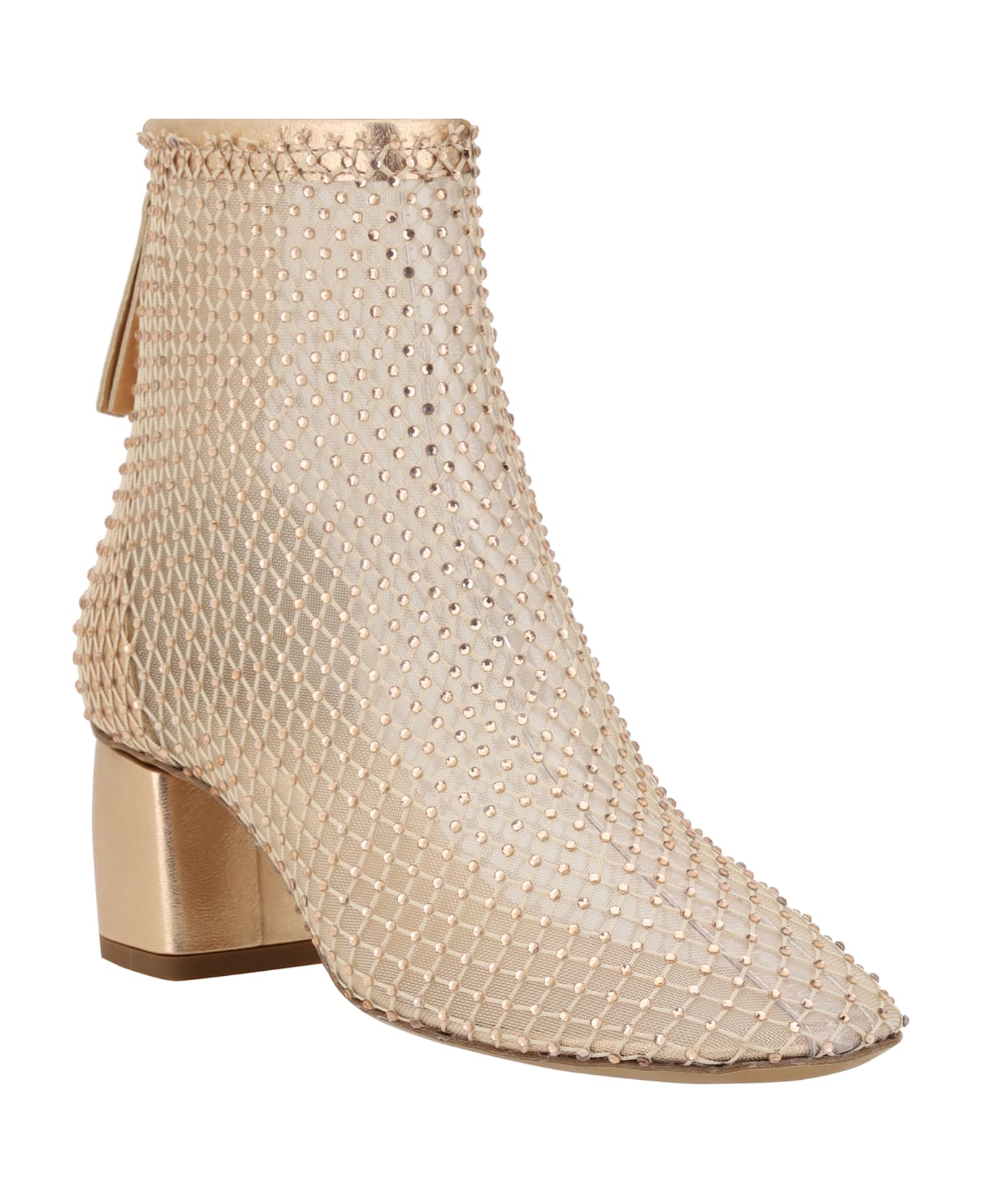 Forte_Forte Strass Mesh Ankle Boots