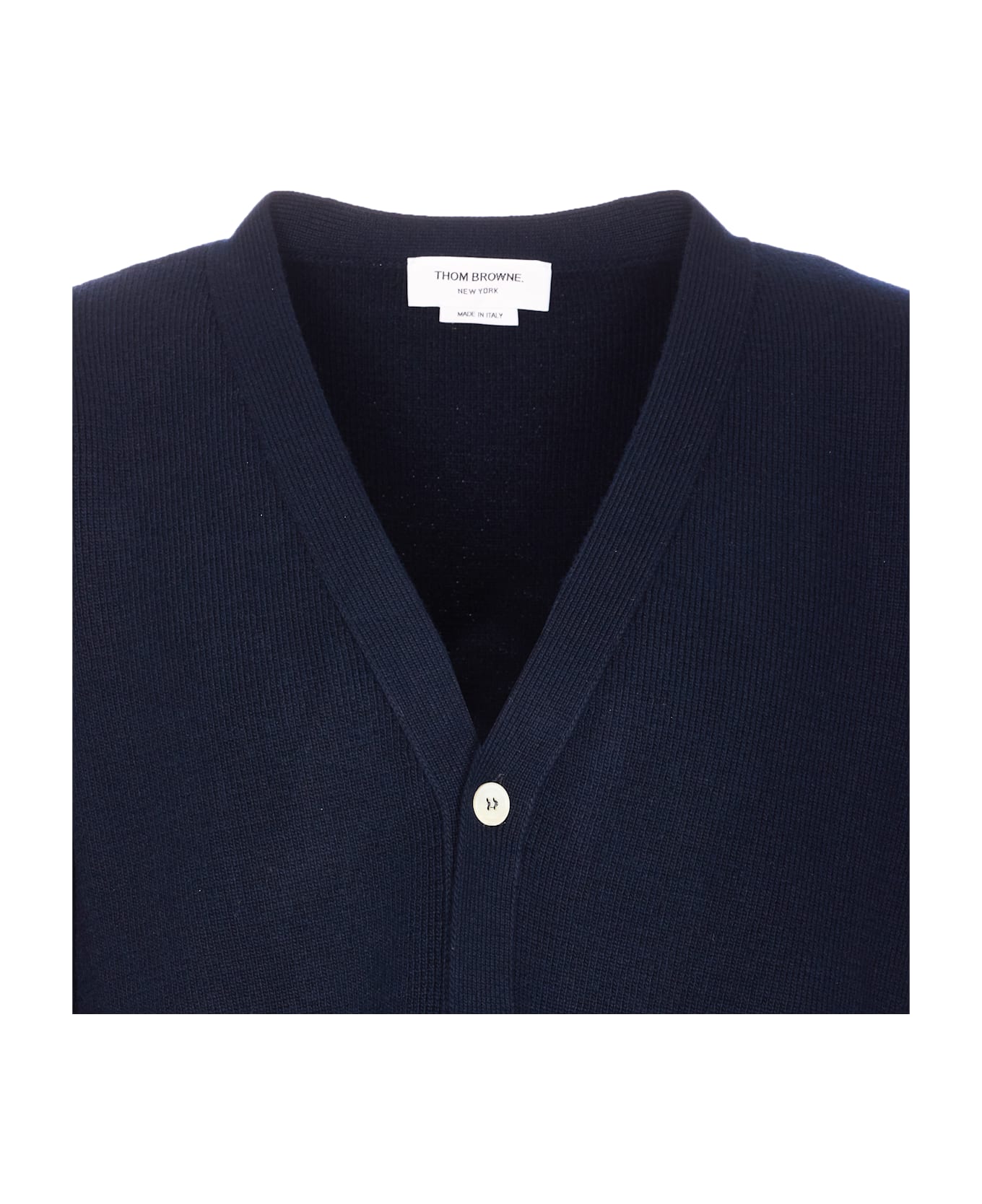Thom Browne 4bar Cardigan - Blue