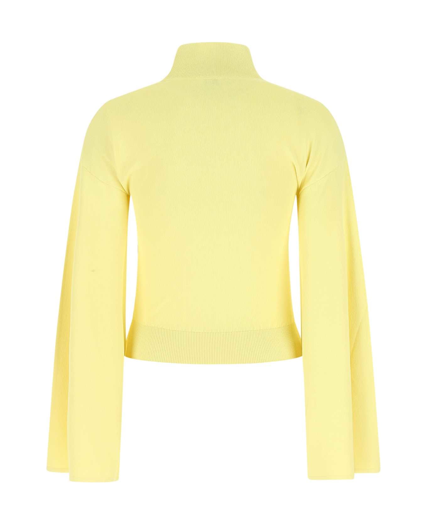 Loewe Pastel Yellow Stretch Viscose Blend Sweater - YELLOW
