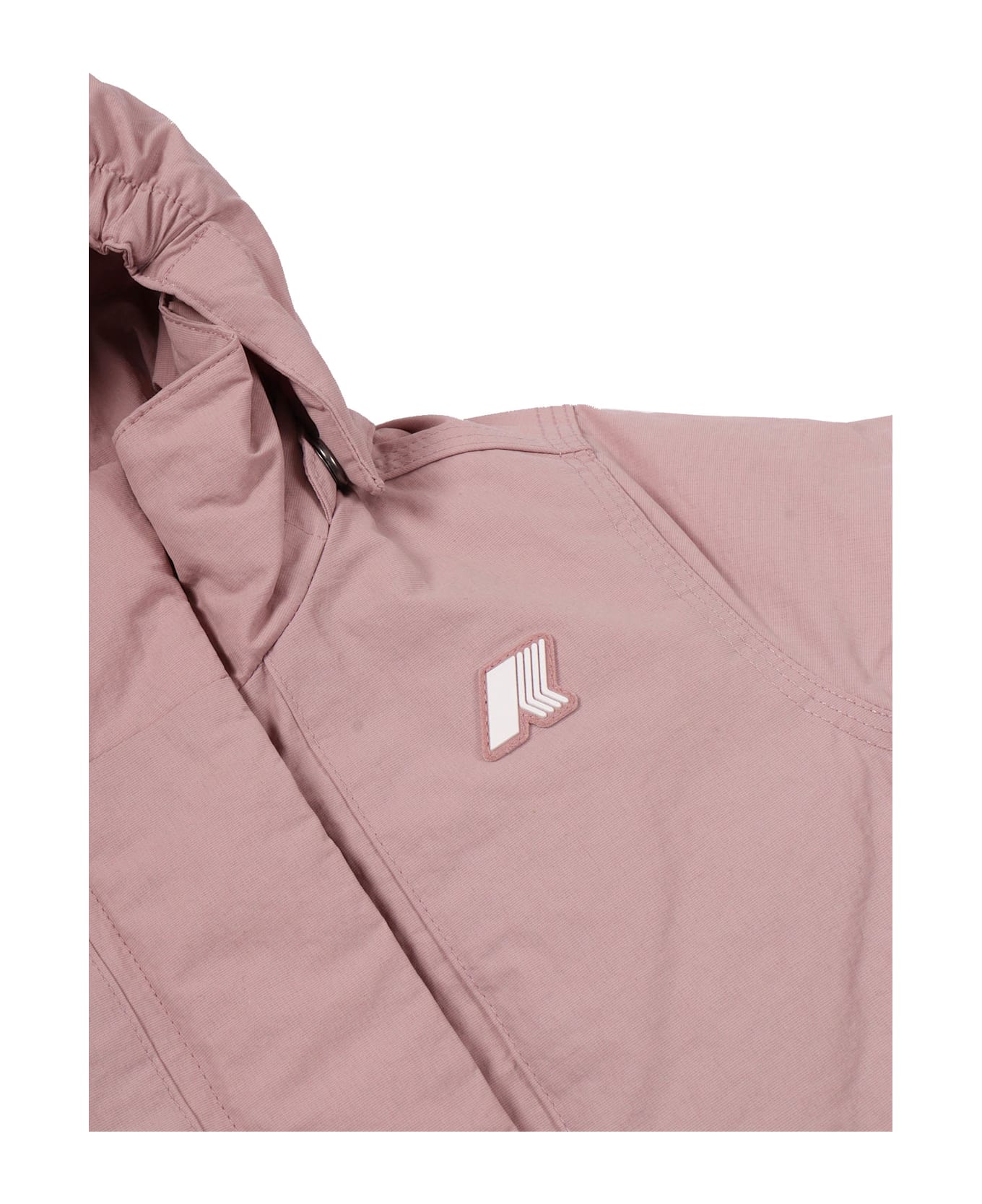 K-Way P. Kali Warm Cotton Nylon Down Jacket - PINK