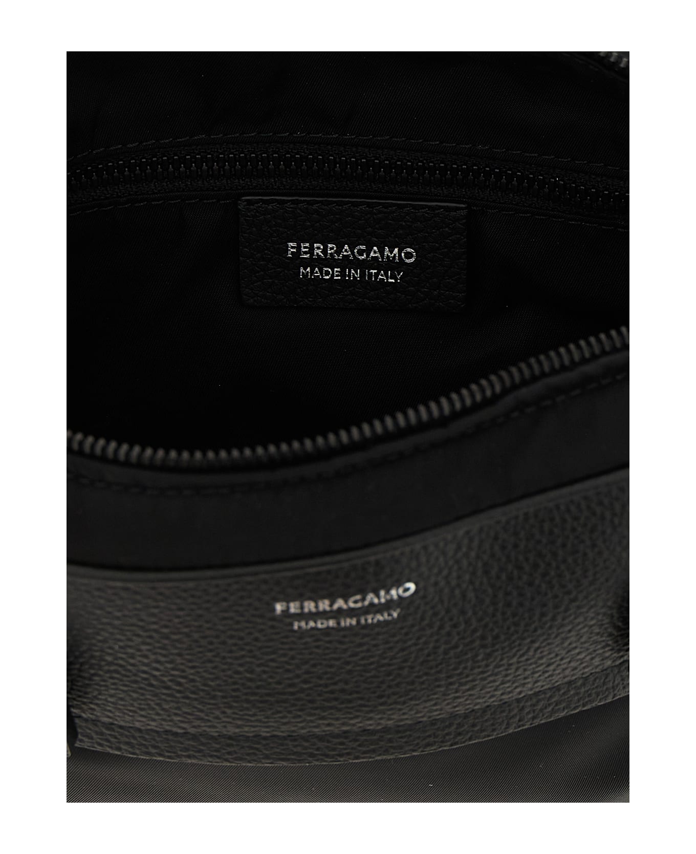 Ferragamo 
twins Nylon
 Crossbody Bag - Black  