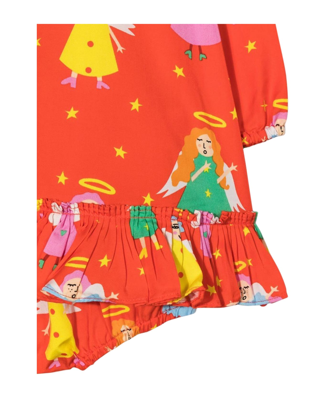 Stella McCartney Kids M/l Dress With Little Angels Coulottes - MULTICOLOR