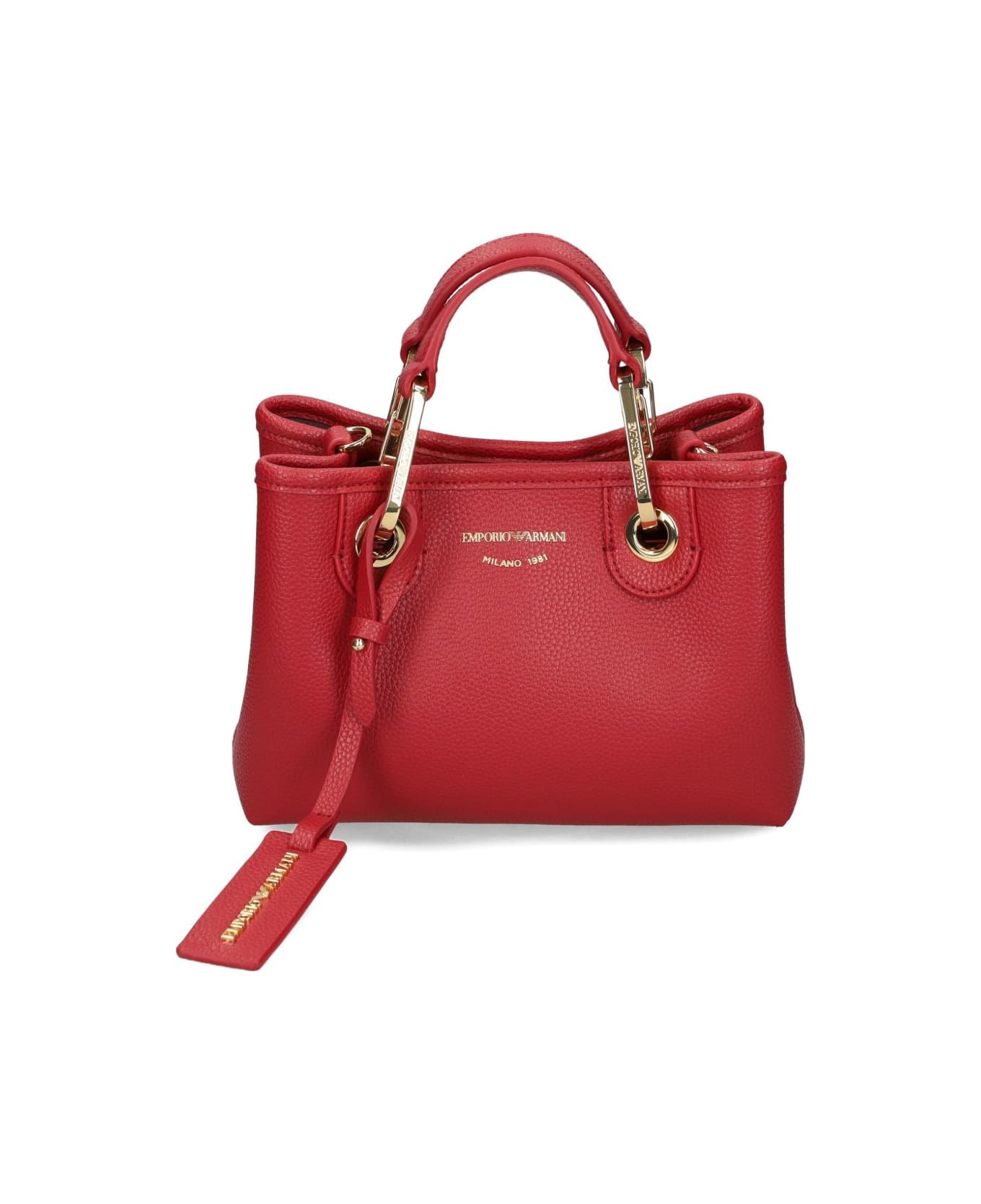 Emporio Armani Myea Xs Shopping Bag - Bordeaux