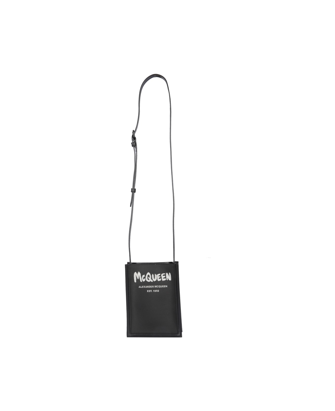 Alexander McQueen Mini Shoulder Bag - BLACK