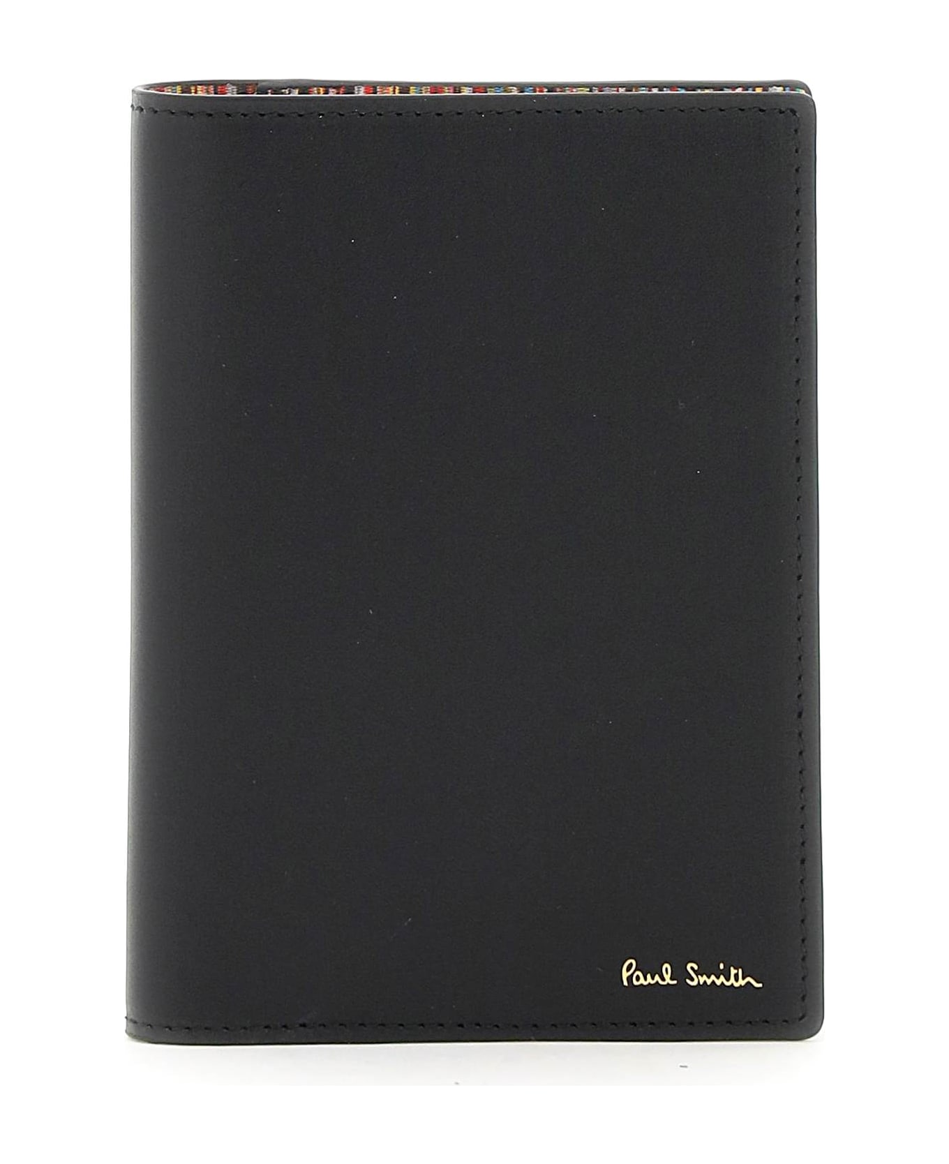 Paul Smith Leather Passport Cover - Black