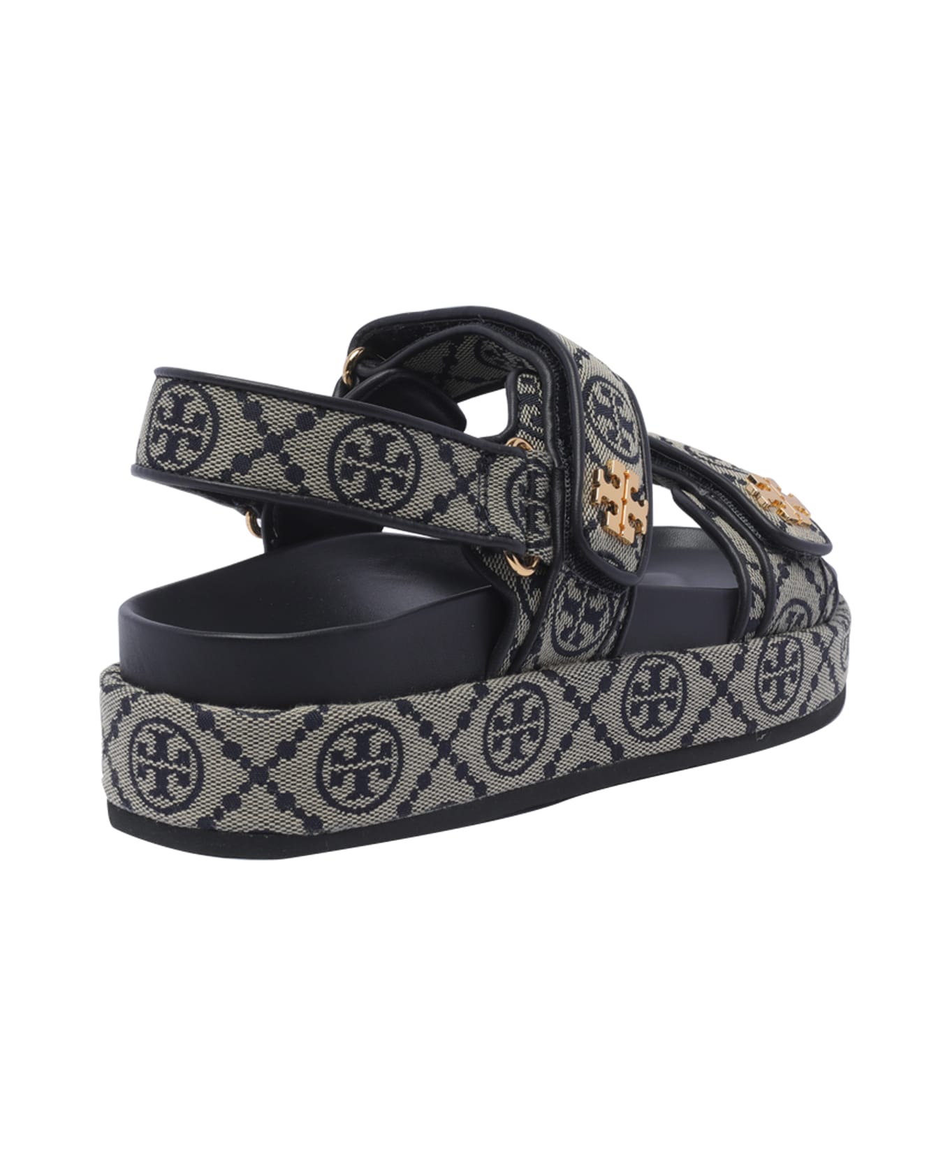 Tory Burch Kira Fabric Platform Sandals - Blue