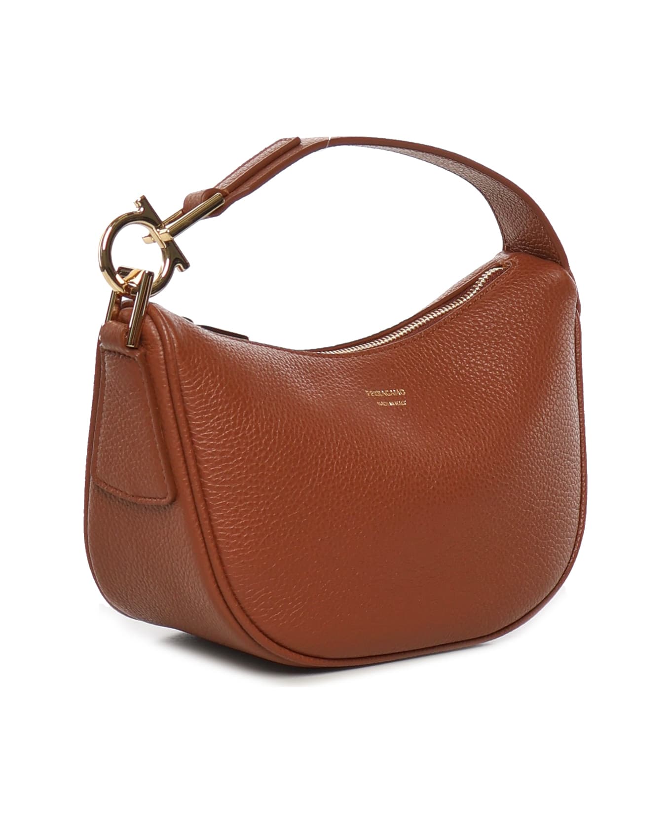 Ferragamo North-south Mini Hobo Bag - Brown