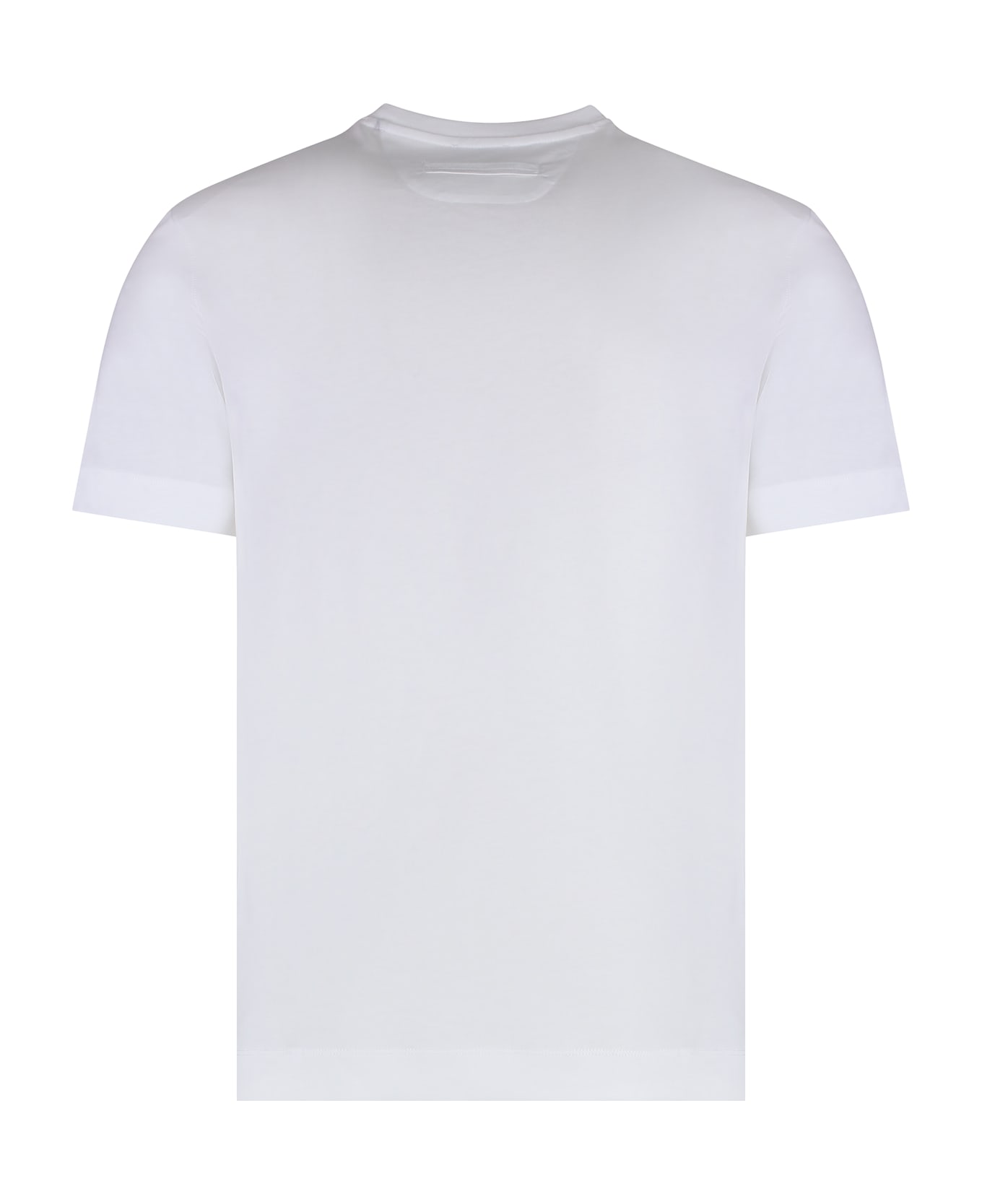 Zegna Cotton Crew-neck T-shirt - White