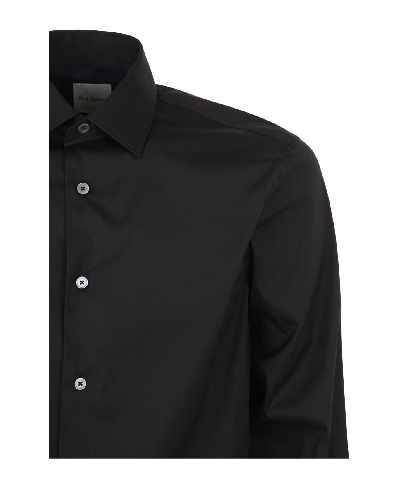 Paul Smith Mens Tailored Fit Shirt - Black
