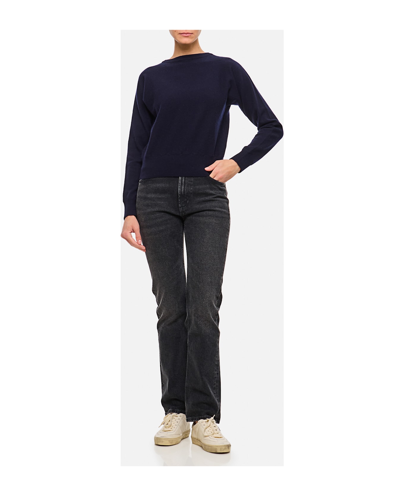 Extreme Cashmere Belle Cashmere Stretch 2.26 Pullover - Blue