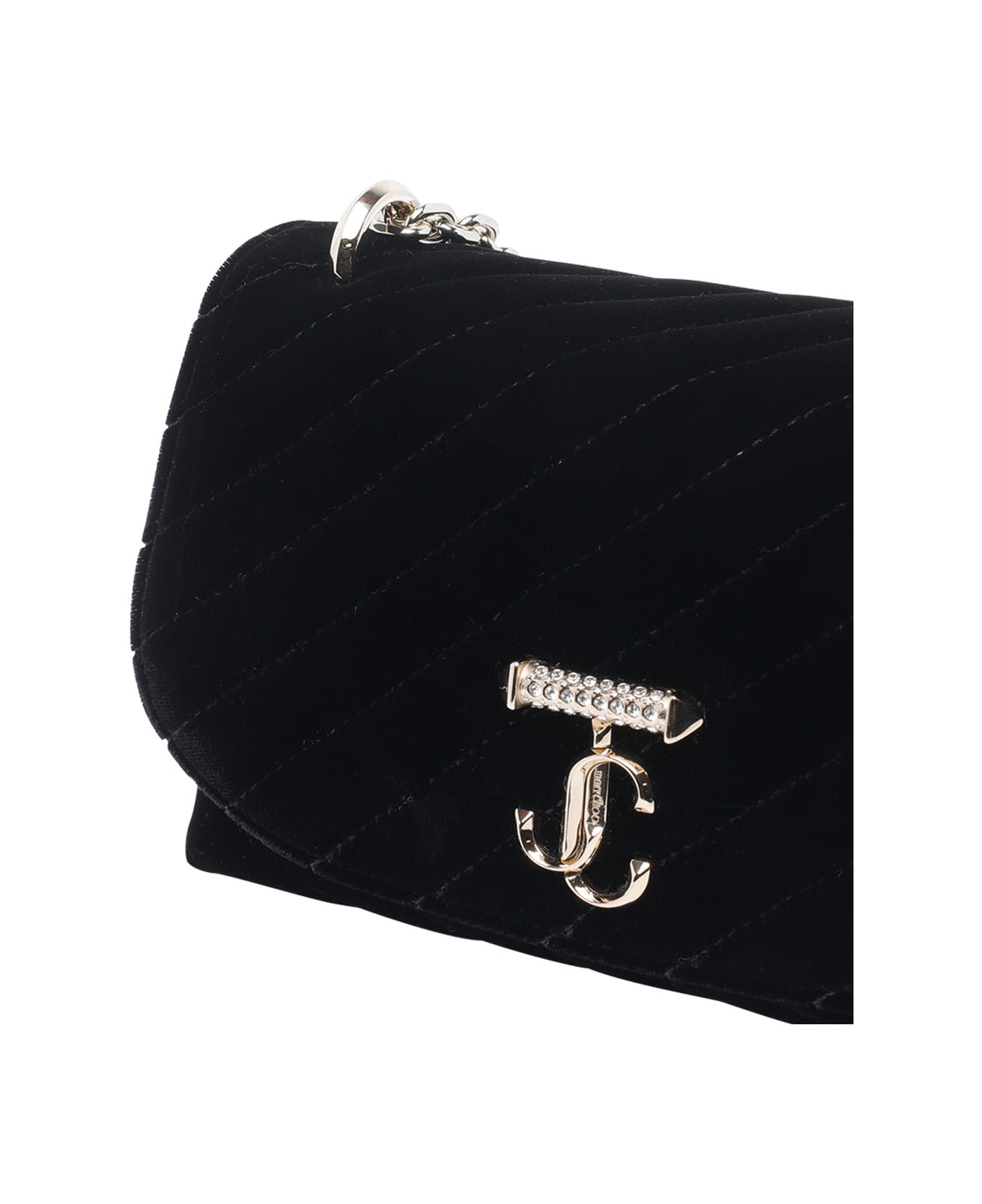 Jimmy Choo Curve Crossbody Bag - Black