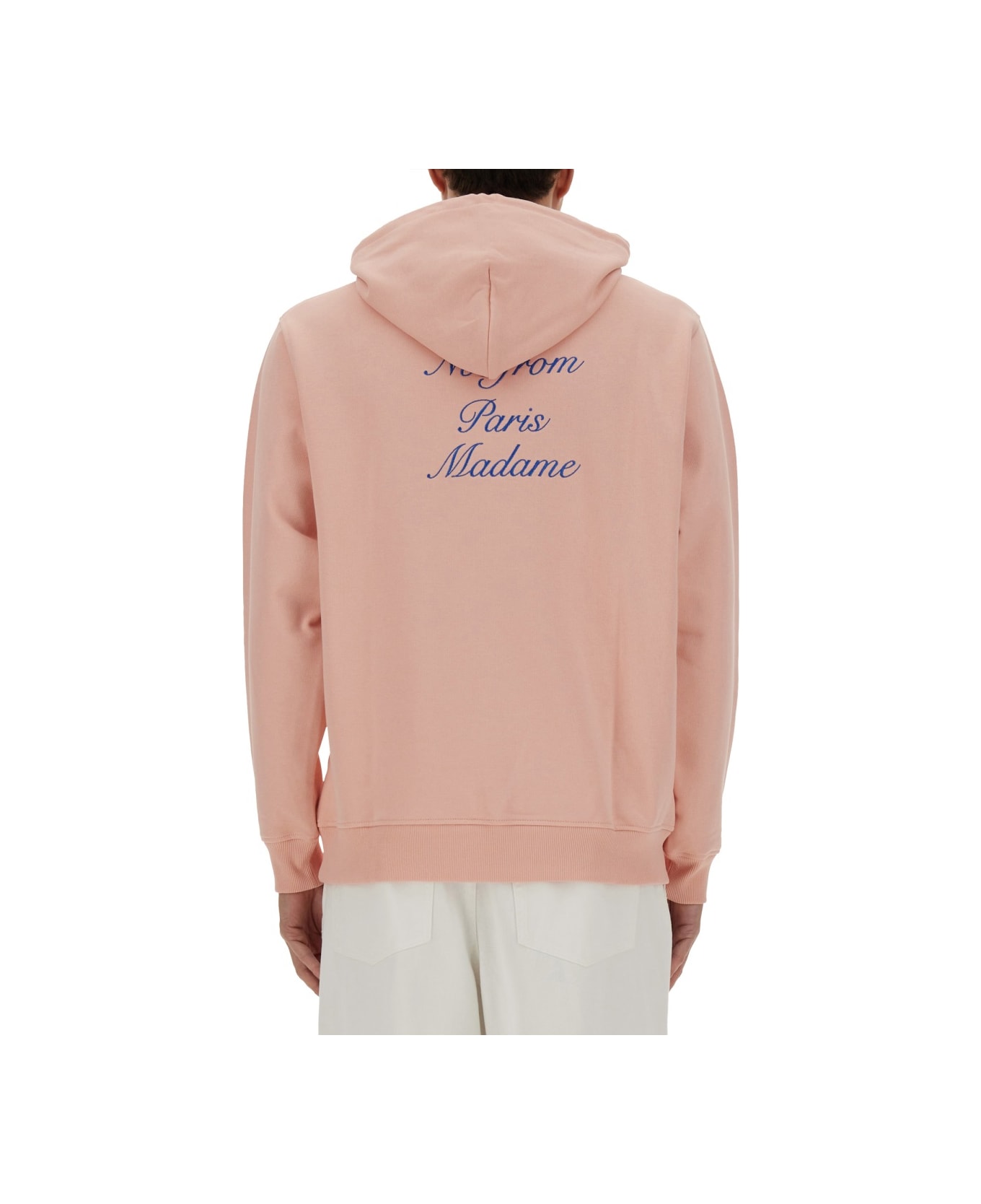Drôle de Monsieur "slogan" Sweatshirt - PINK