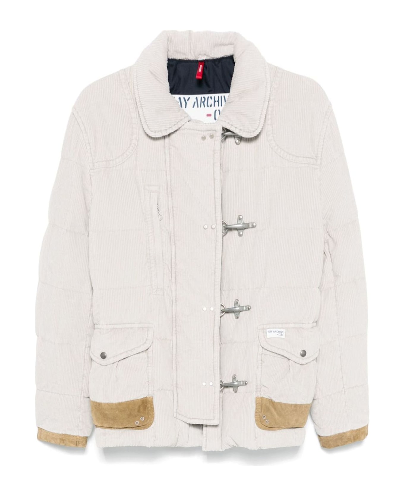 Fay Light Beige Cotton Jacket - Ghiaccio ジャケット