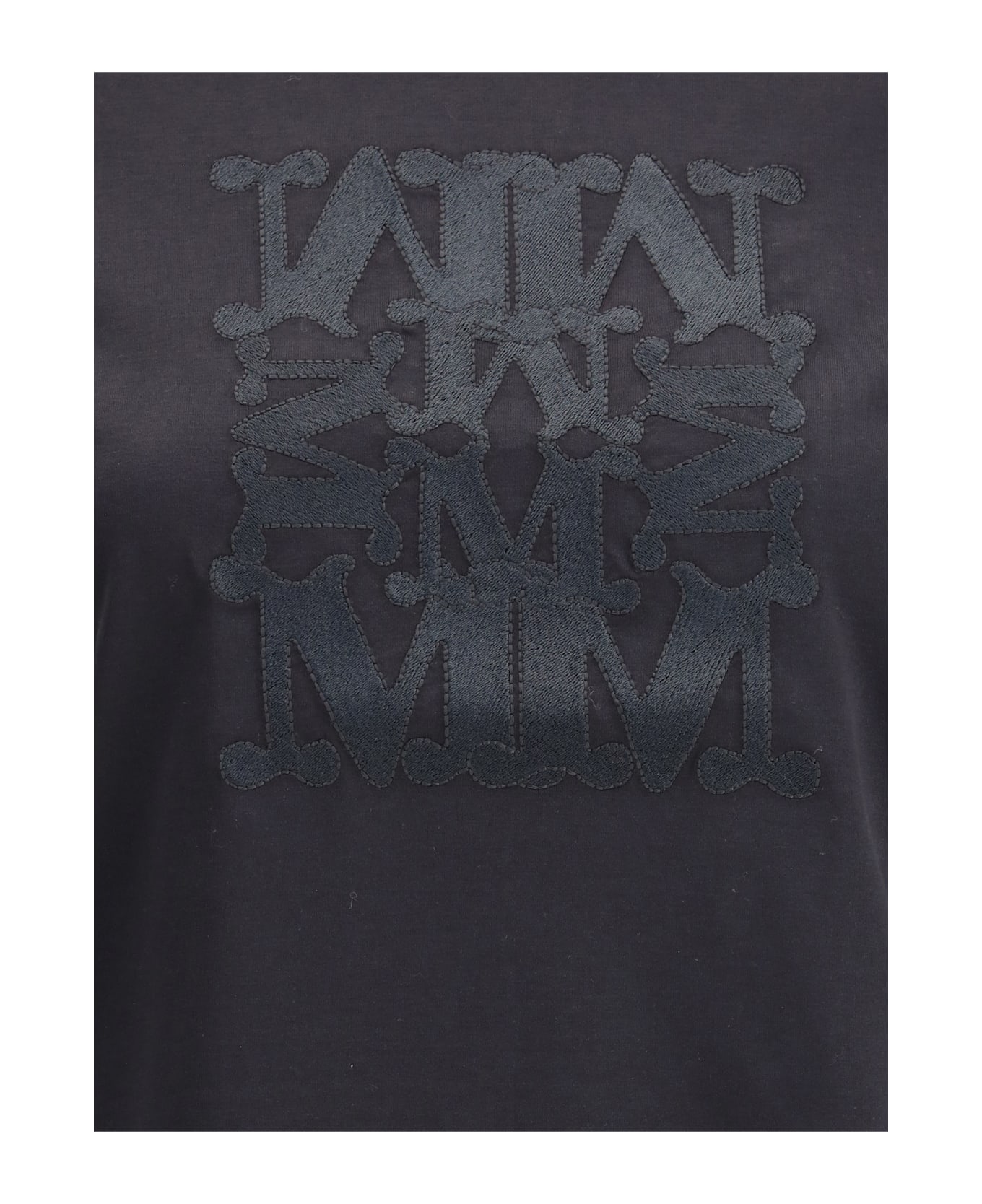 Max Mara Embroidered Monogram T-shirt