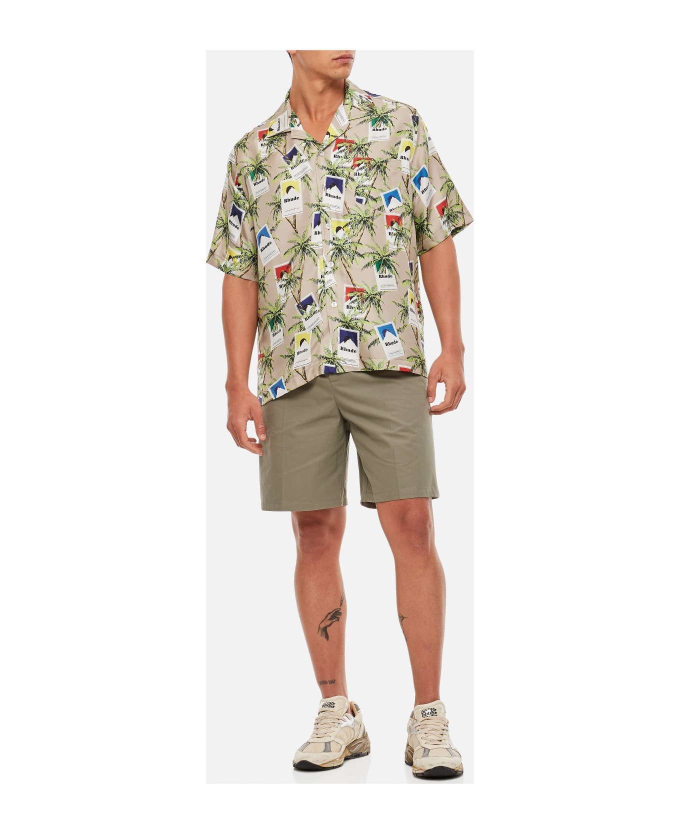 Rhude Cigarette Print Button Up - MultiColour
