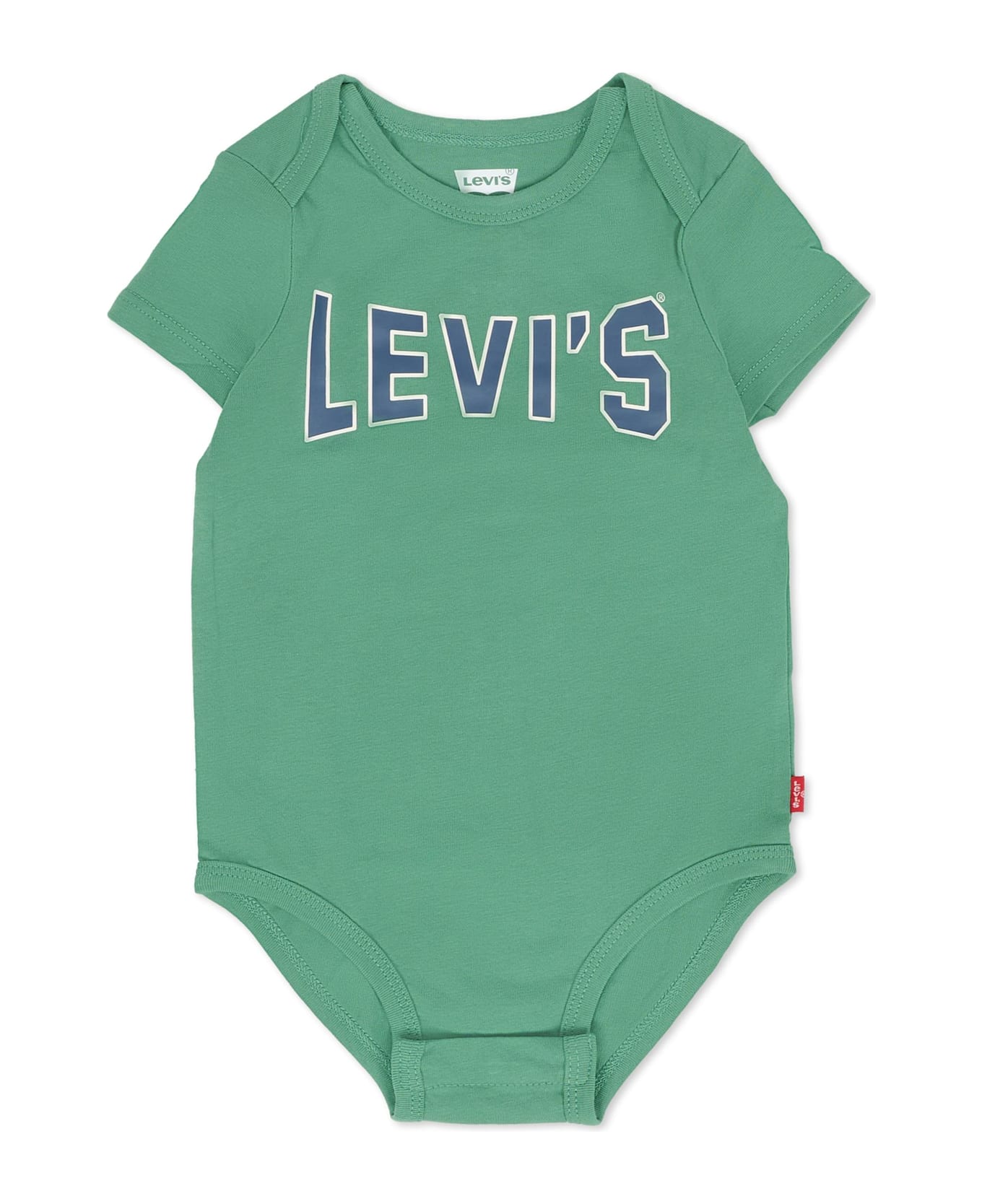 Levi's Green Suit For Baby Boy With Logo - Green