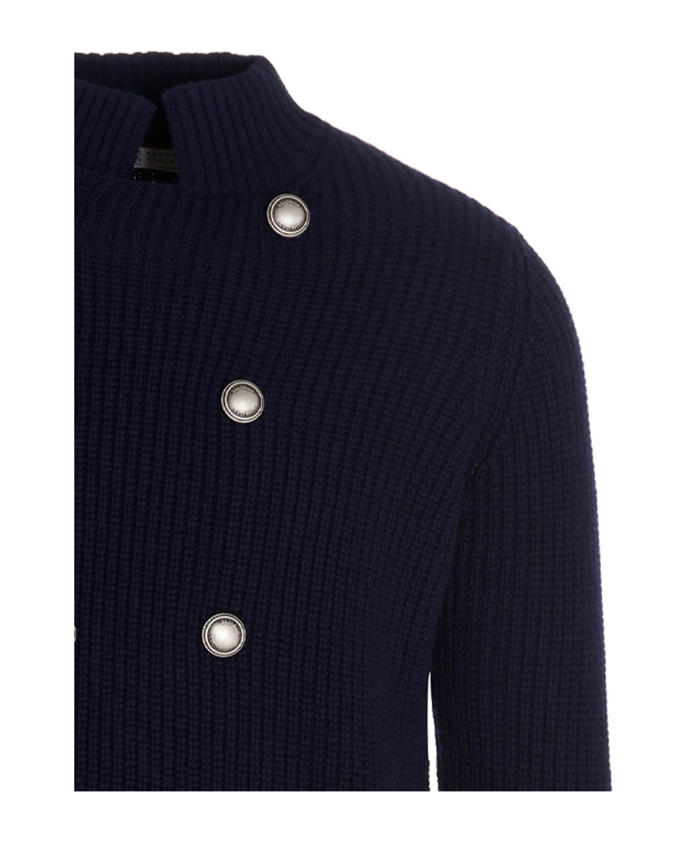 Brunello Cucinelli Double-breasted Cardigan Brunello Cucinelli - Blue