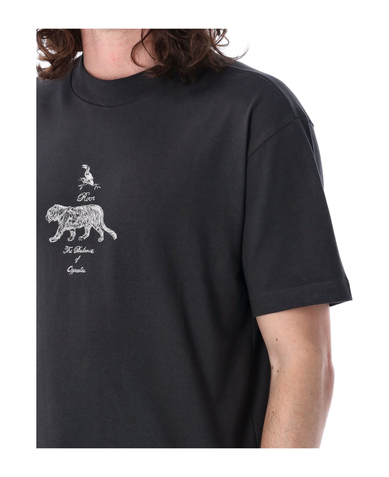 RVCA Tiger T-shirt - WASH BLACK