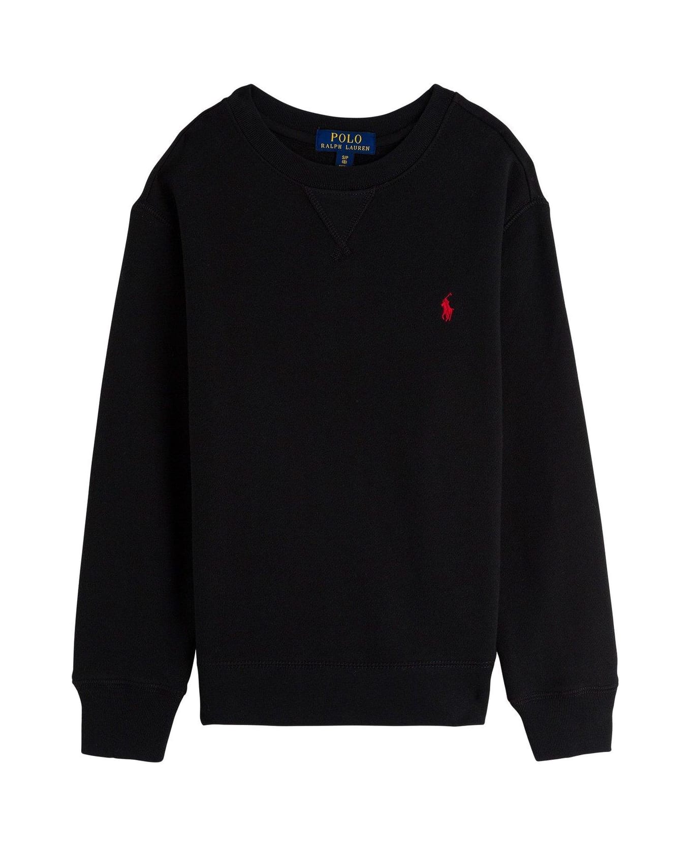 Ralph Lauren Logo Embroidered Sweatshirt - Polo Black