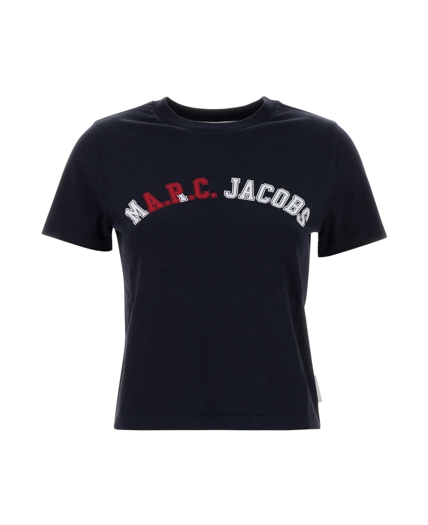 A.P.C. Midnight Blue Cotton A.p.c. X Marc Jacobs T-shirt - DARKNAVY