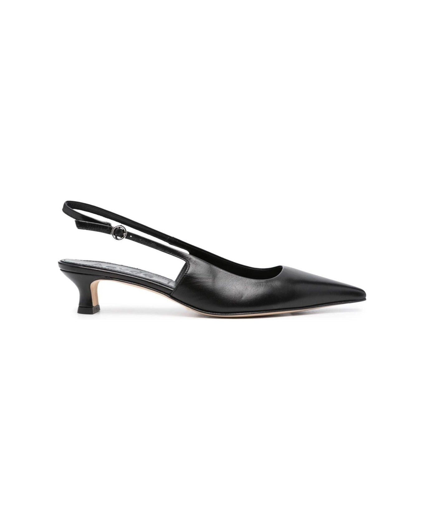 aeyde Catrina Nappa Leather Pumps - Black