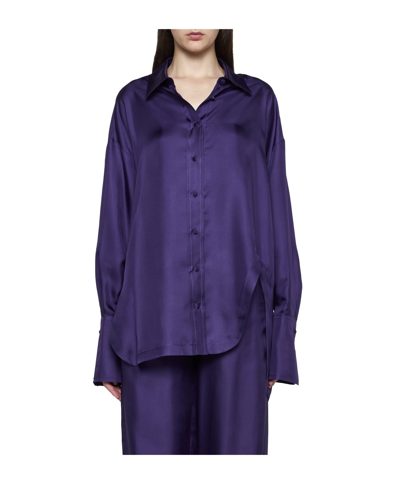 Blanca Vita Shirt - Purple シャツ