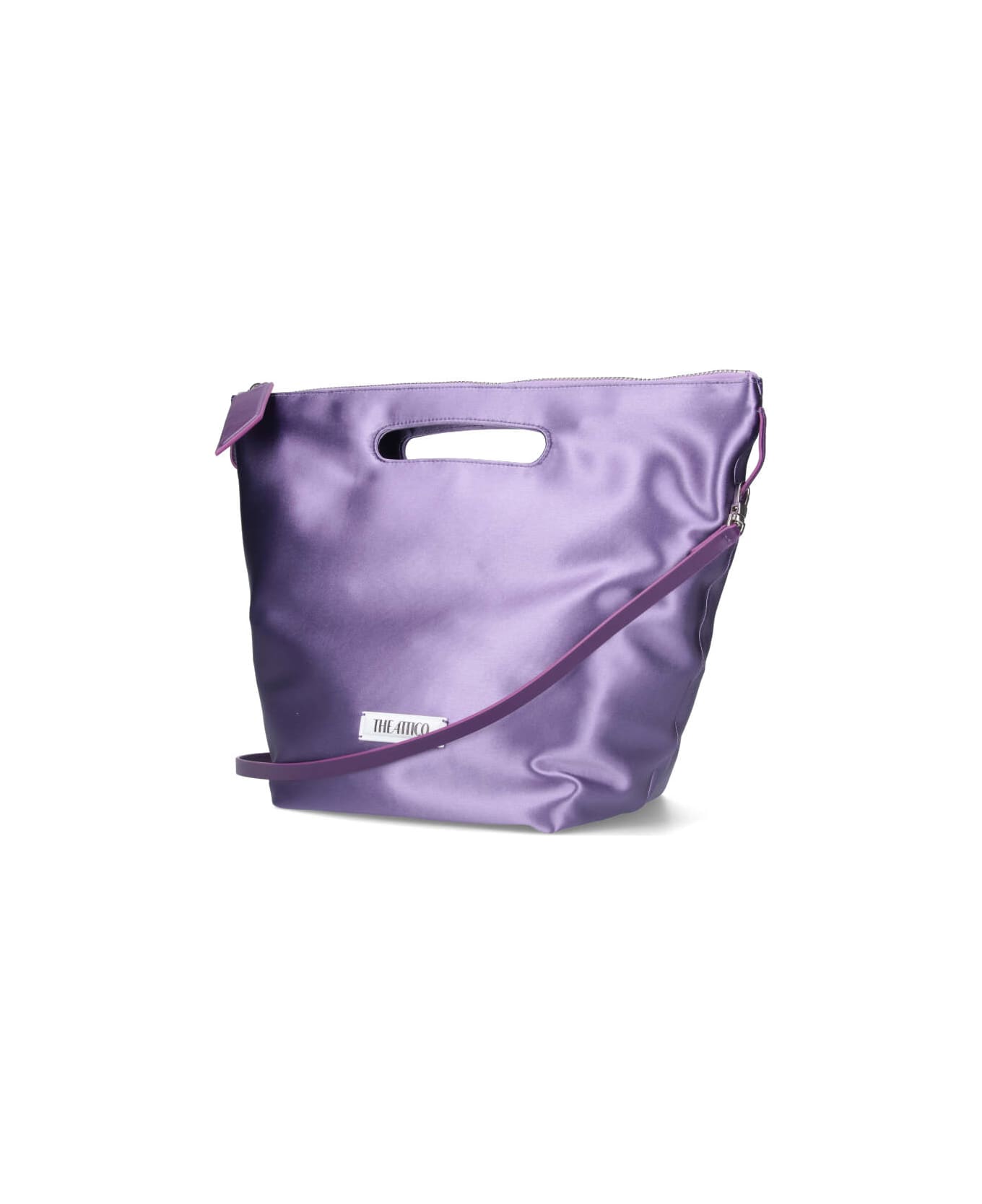 The Attico 'via Dei Giardini 30' Tote Bag - Purple トートバッグ