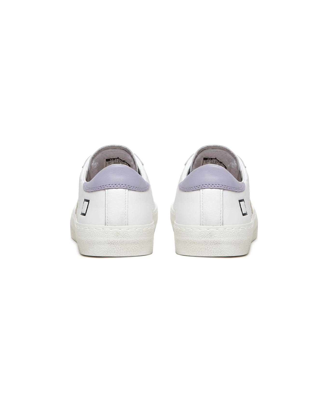 D.A.T.E. Hill Low Vintage Leather Sneaker - WHITE LILAC スニーカー