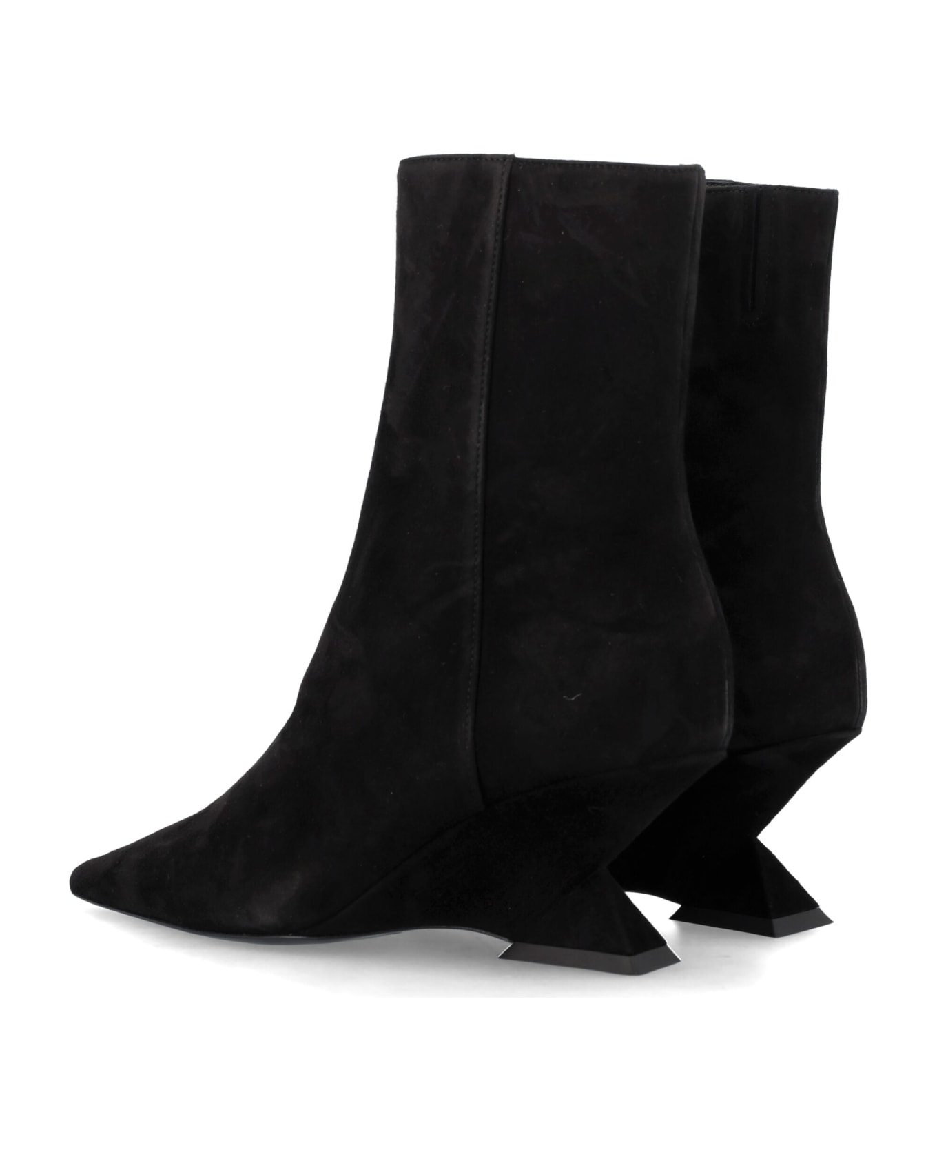 The Attico Cheope Ankle Boots 60 - BLACK