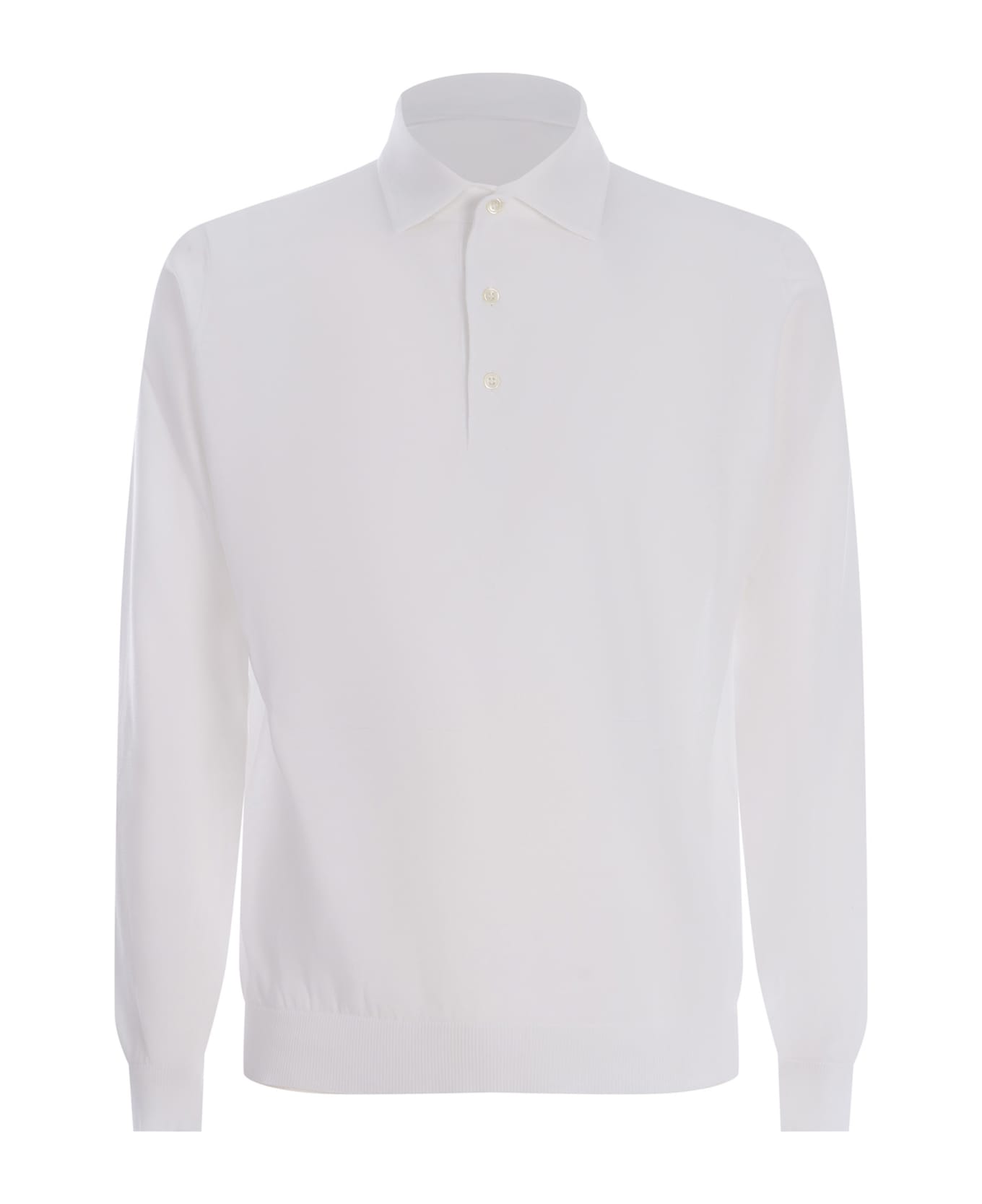 Filippo De Laurentiis Polo Shirt Filippo De Laurentis Made Of Cotton - Bianco