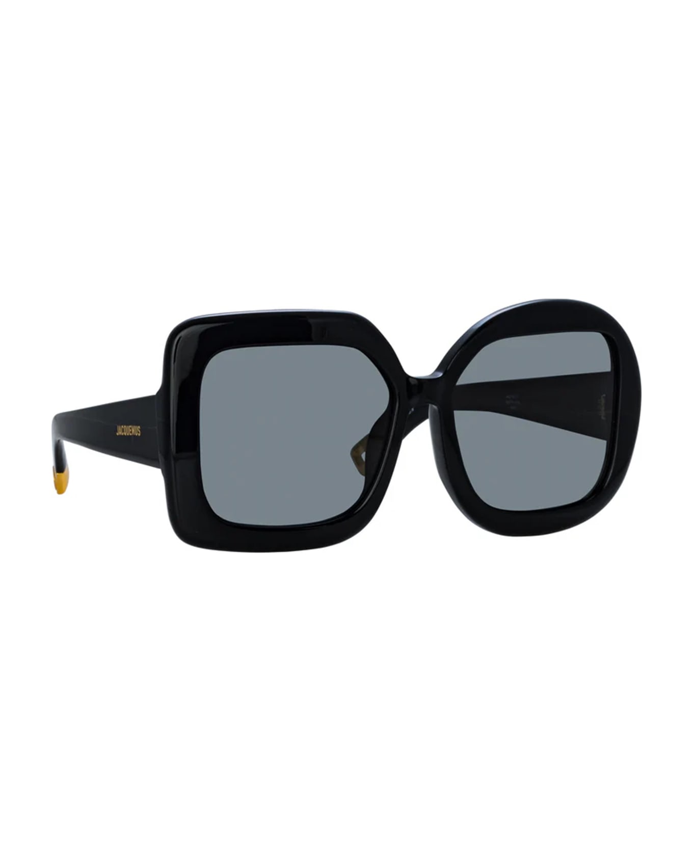 Jacquemus Carre Rond - Black Sunglasses - C1