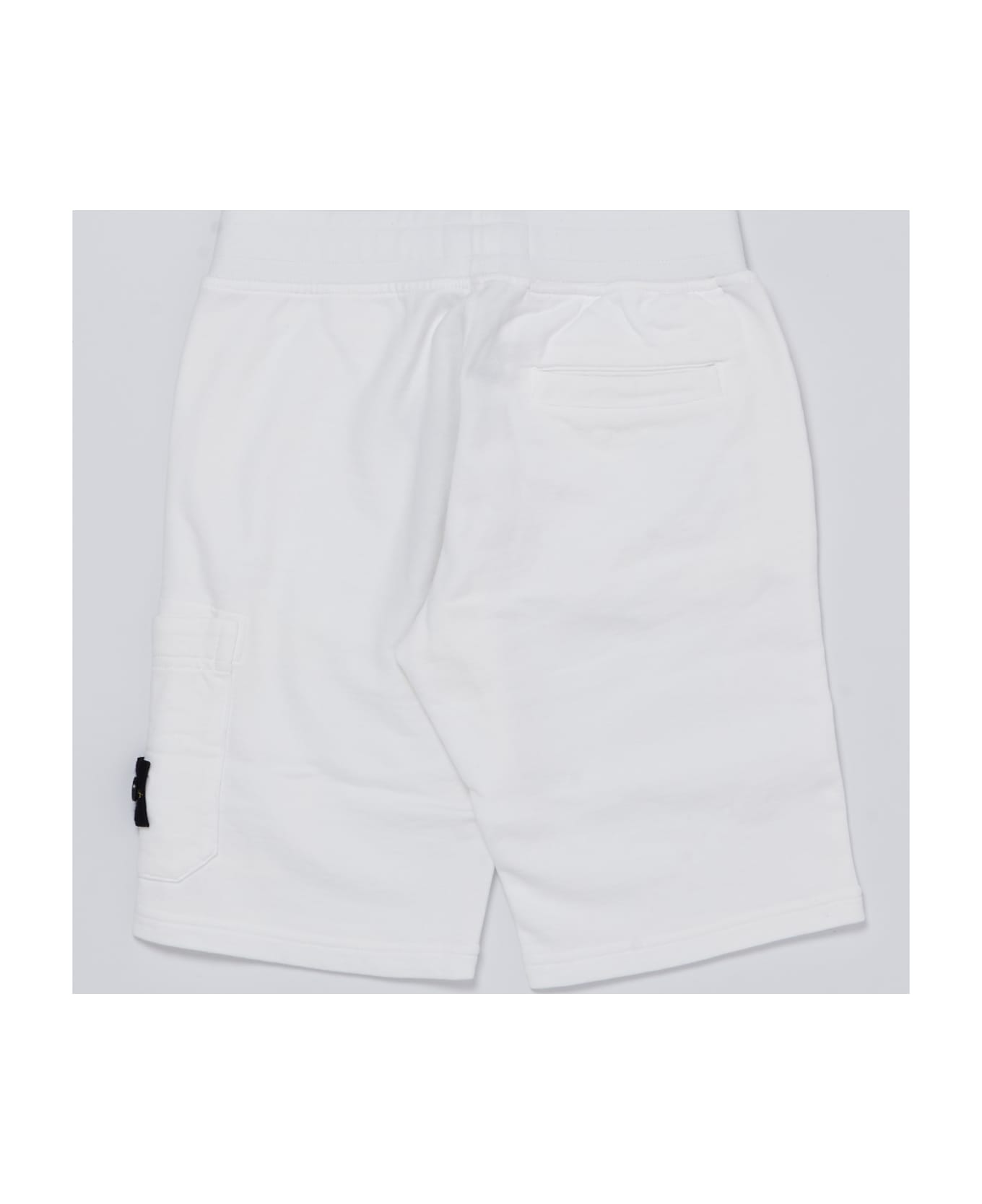 Stone Island Junior Shorts Shorts - BIANCO ボトムス