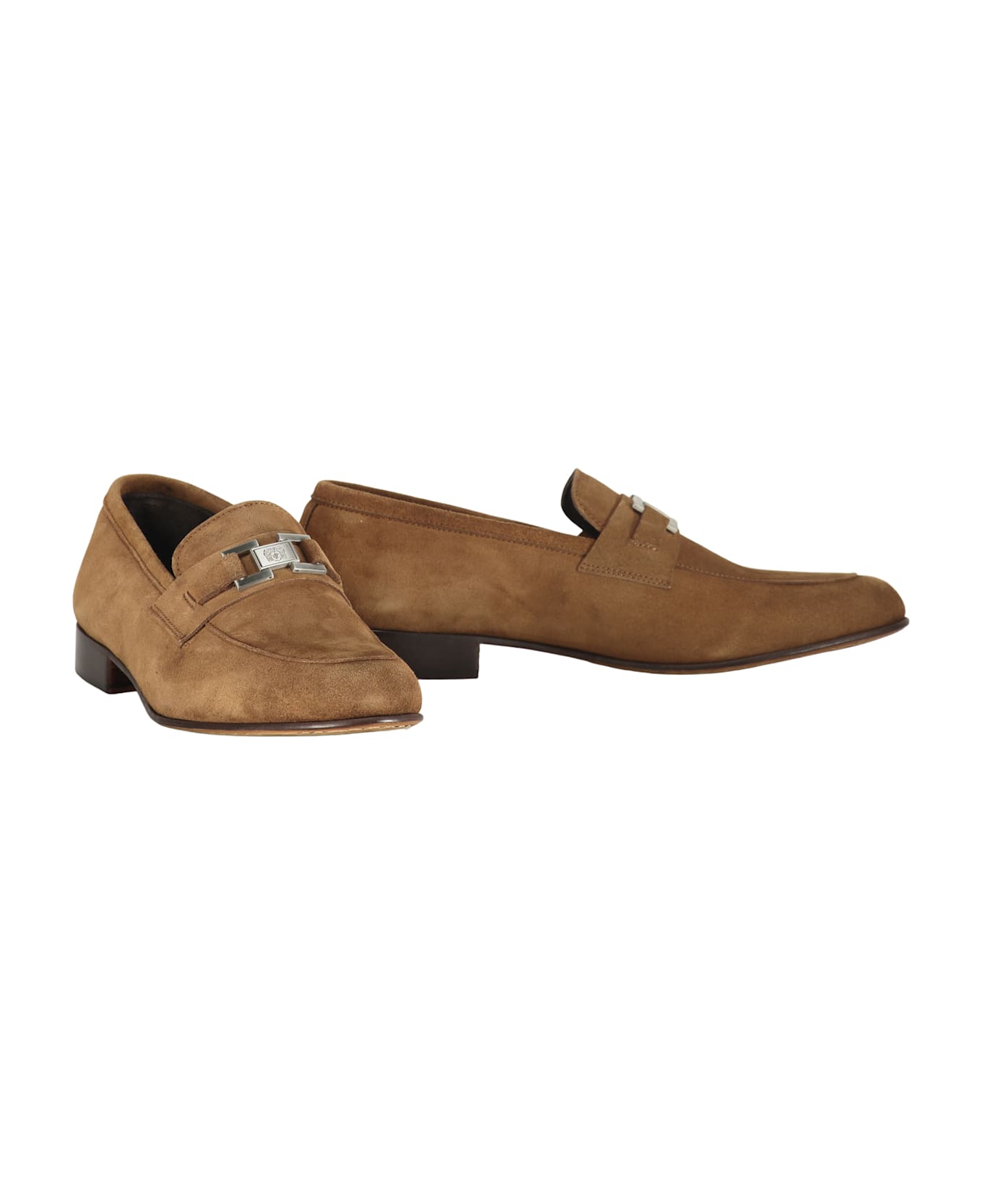 Bruno Magli Calfskin Loafers - brown