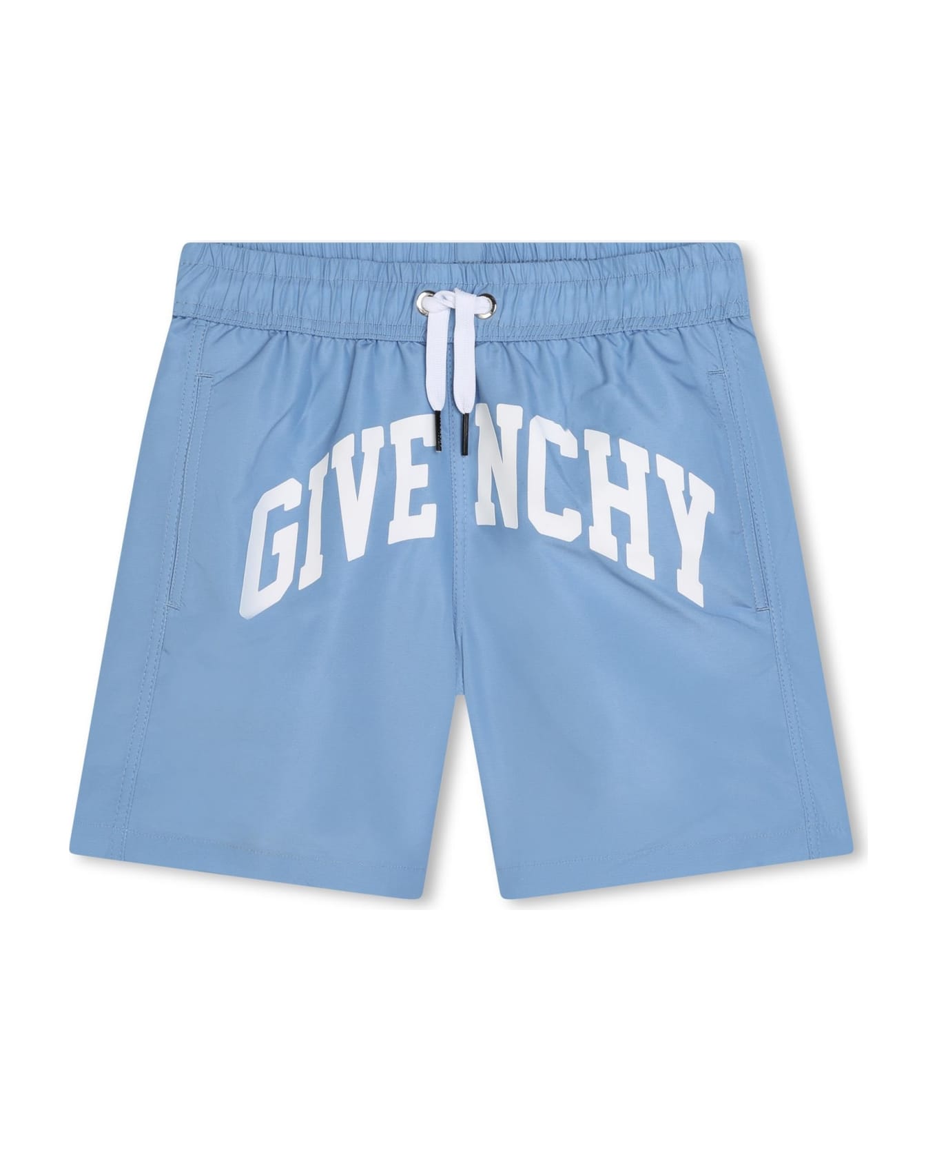 Givenchy Swimsuit With Logo - Light blue