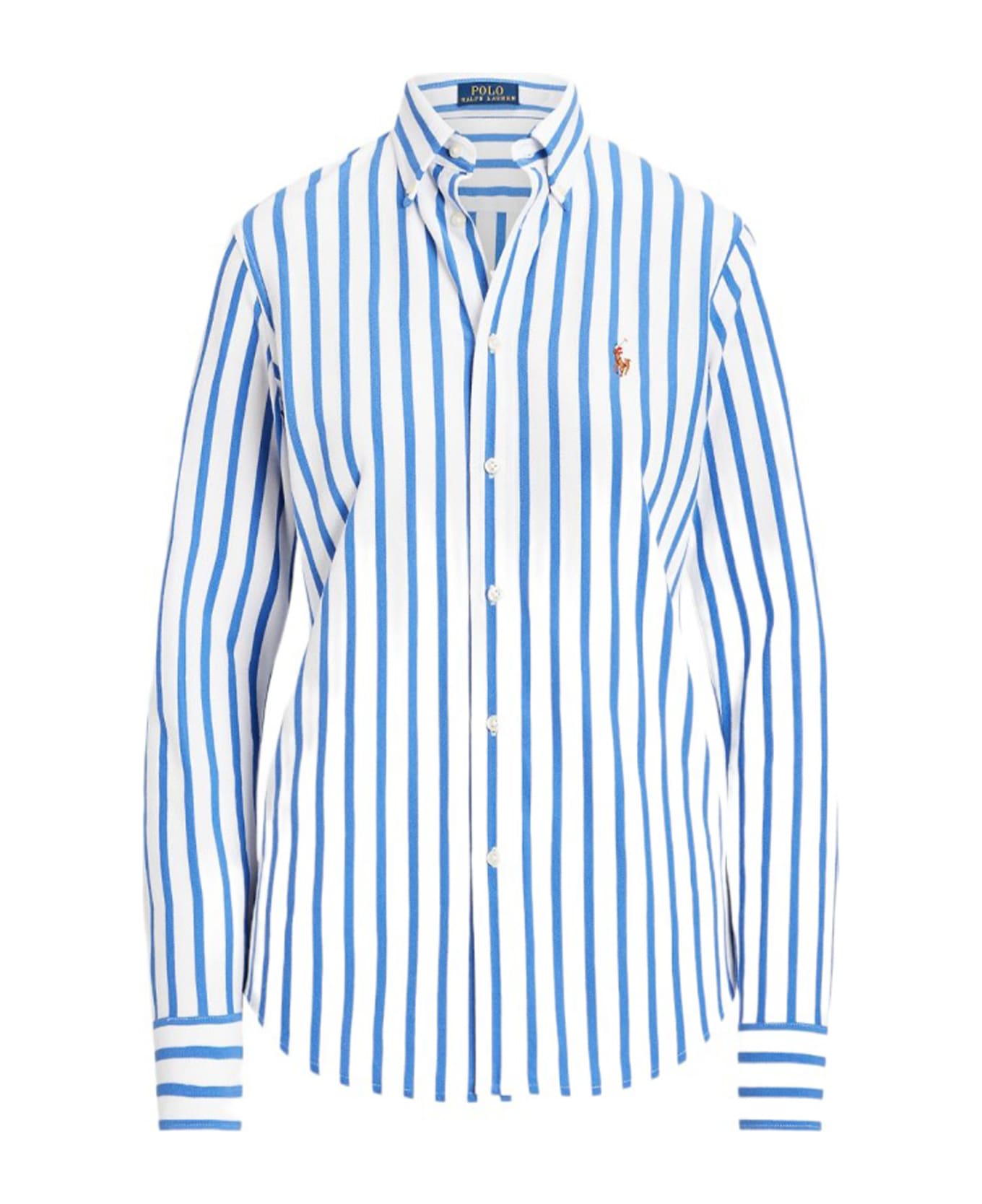 Polo Ralph Lauren Shirt - WHITE/MAIDSTONE BLUE シャツ