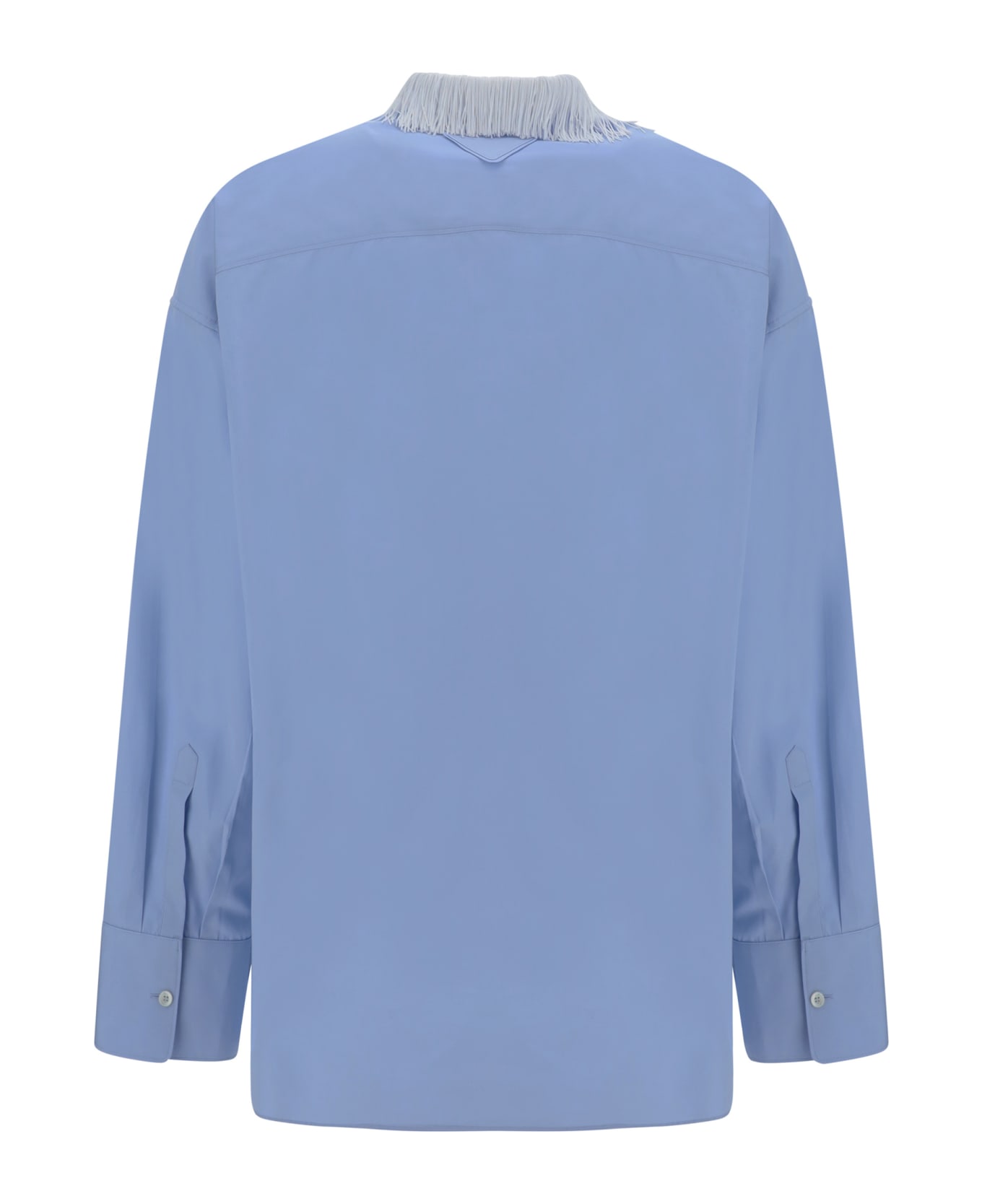 Prada sheepskin Shirt - Clear Blue