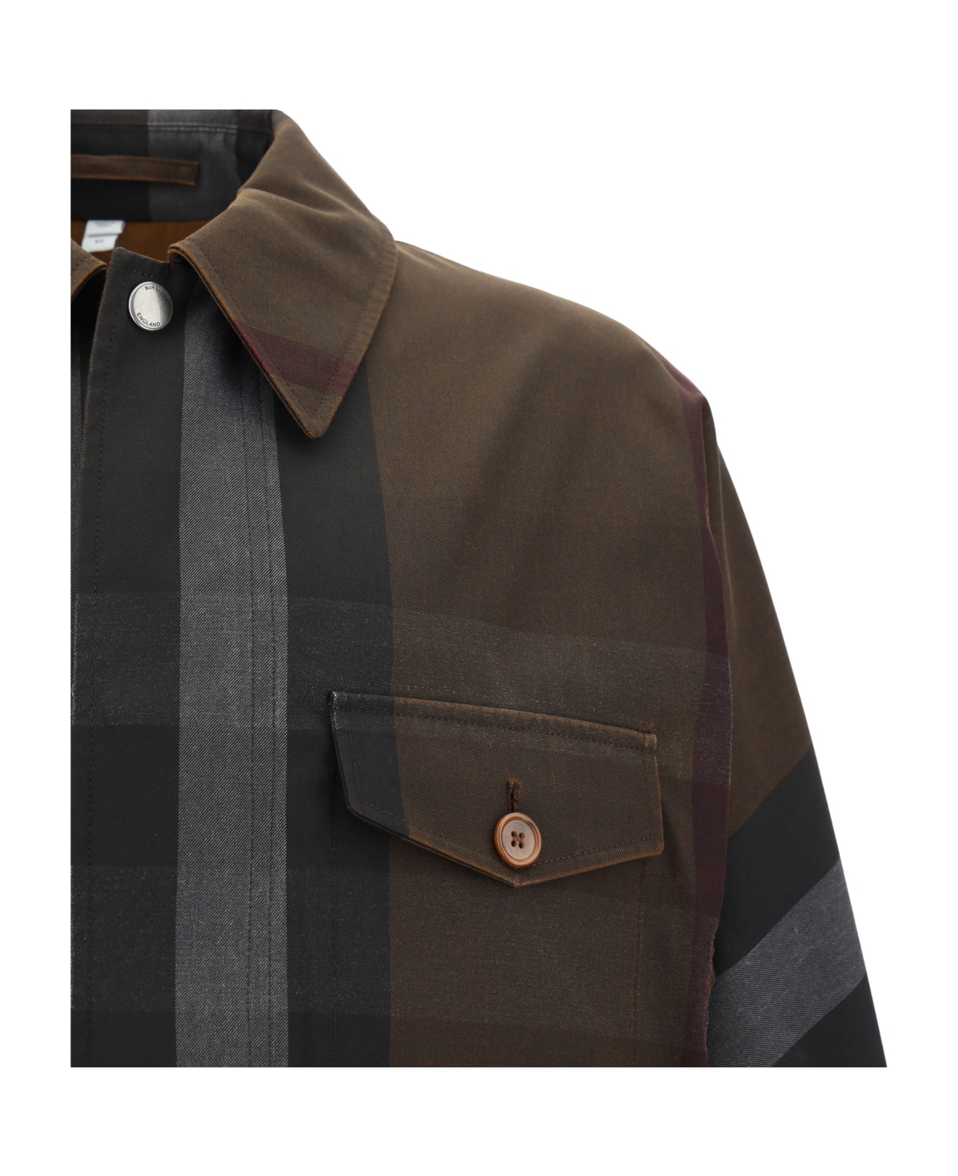 Burberry Field Check Jacket - Brown ジャケット
